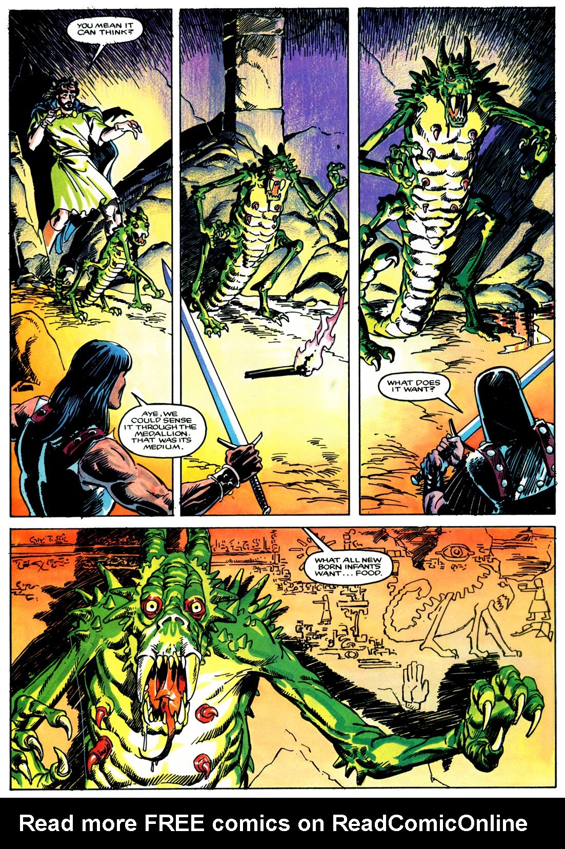 Read online Marvel Graphic Novel comic -  Issue #19 - Conan - The  Witch Queen of Acheron - 55