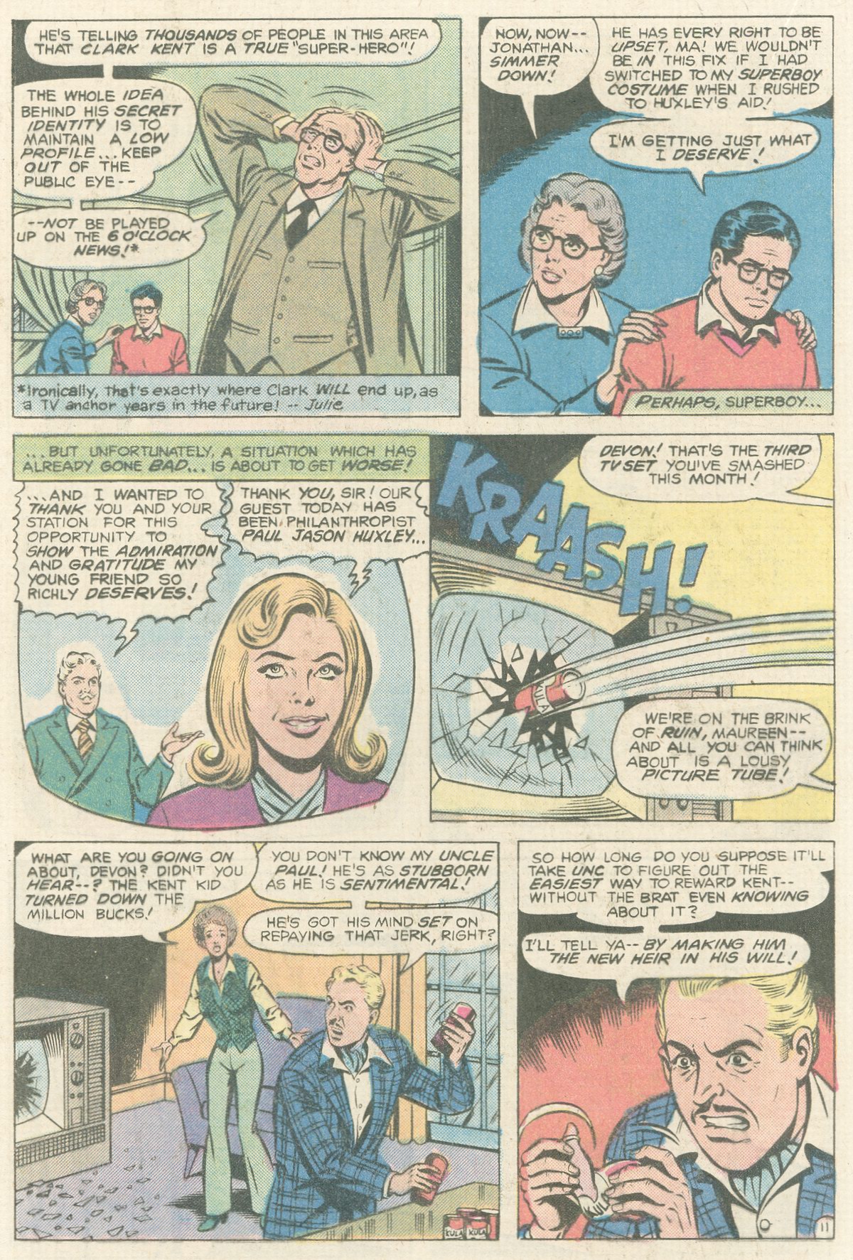 Read online The New Adventures of Superboy comic -  Issue #12 - 12