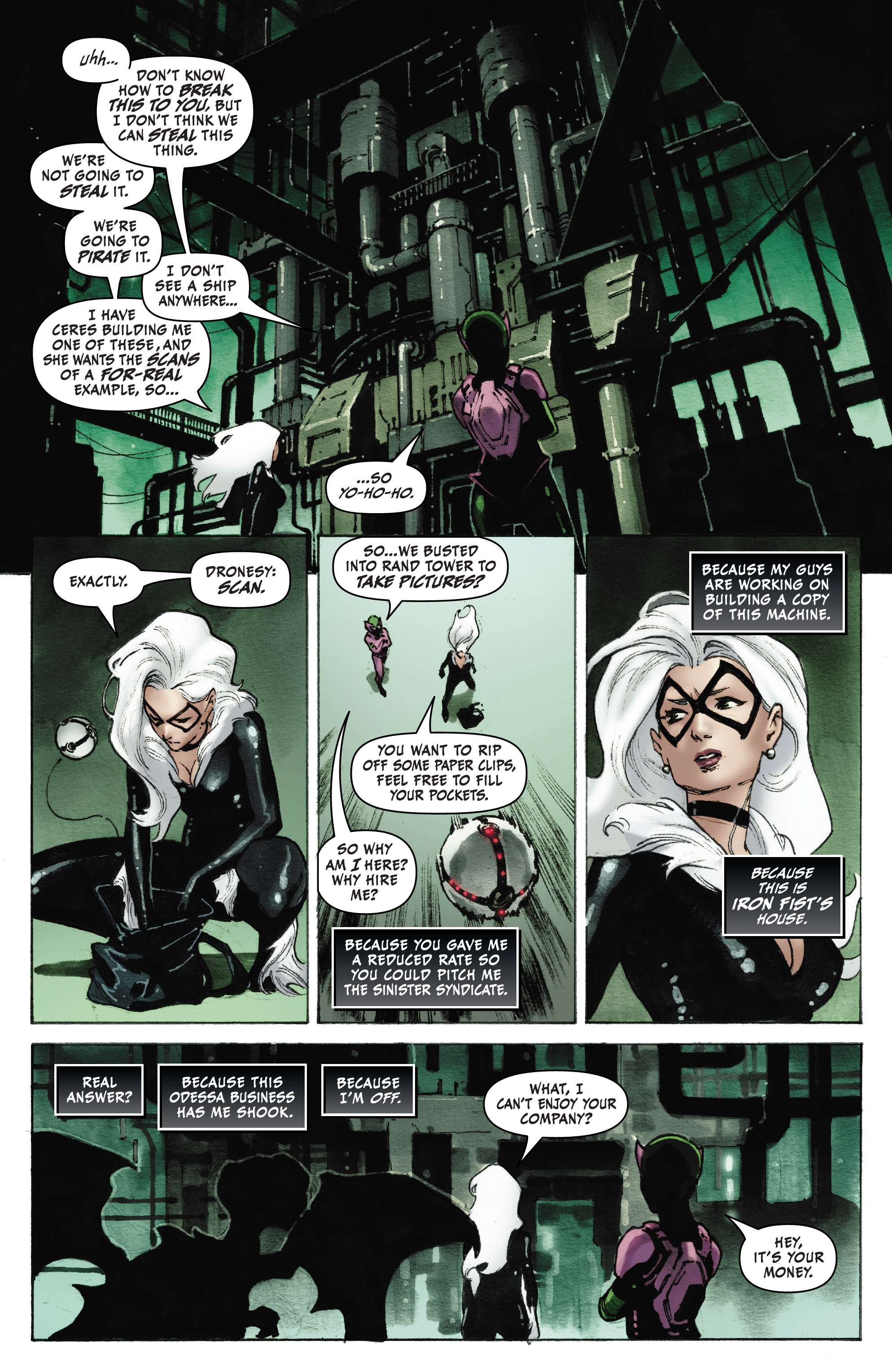 Read online Black Cat comic -  Issue #8 - 9