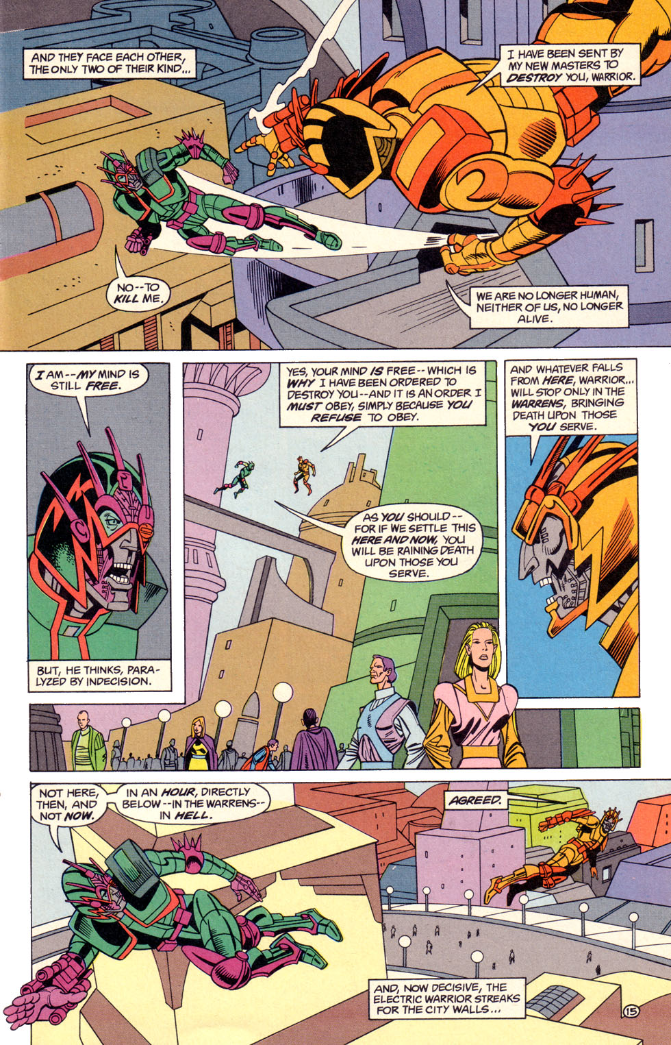 Read online Electric Warrior comic -  Issue #13 - 17