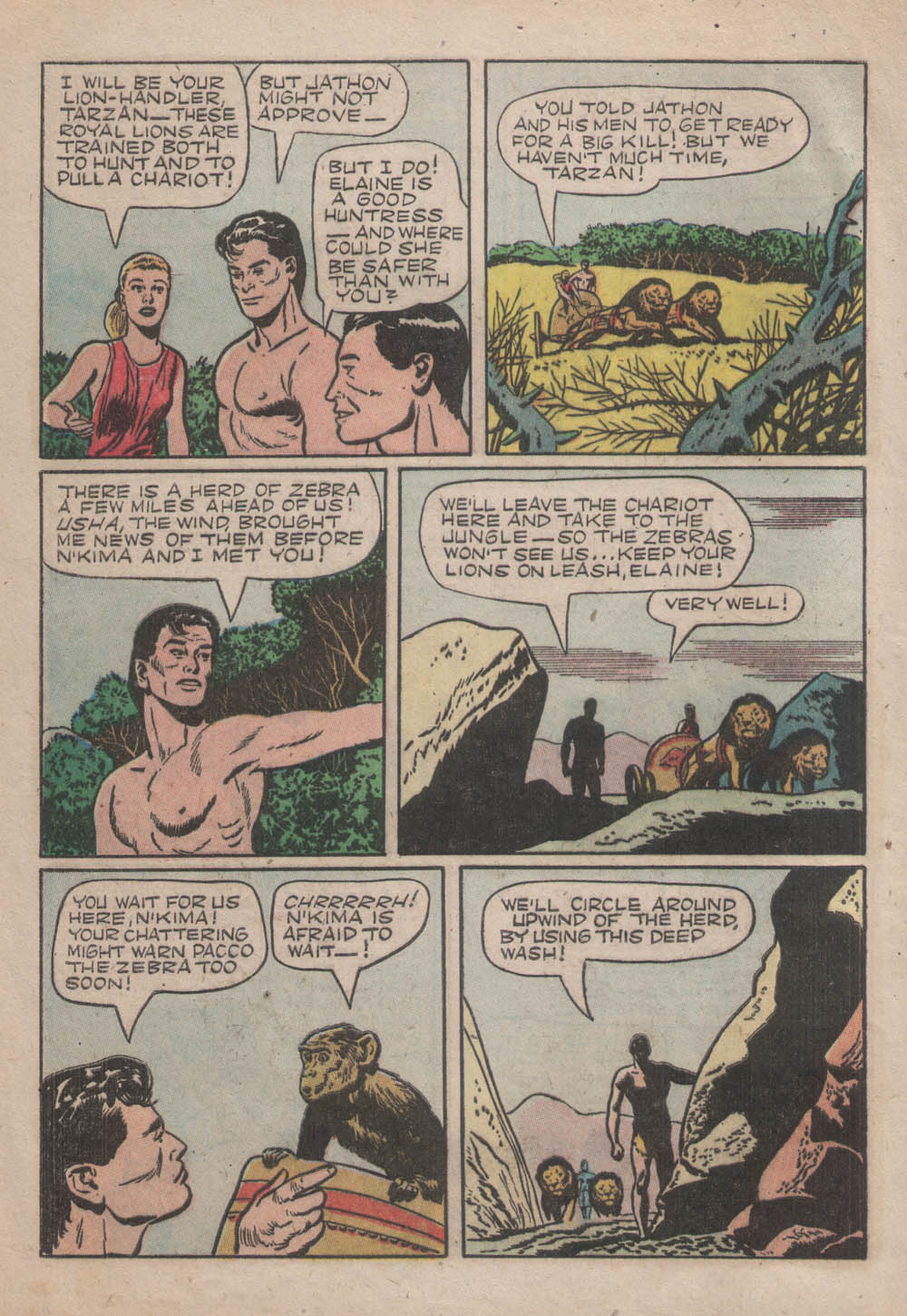 Read online Tarzan (1948) comic -  Issue #35 - 8