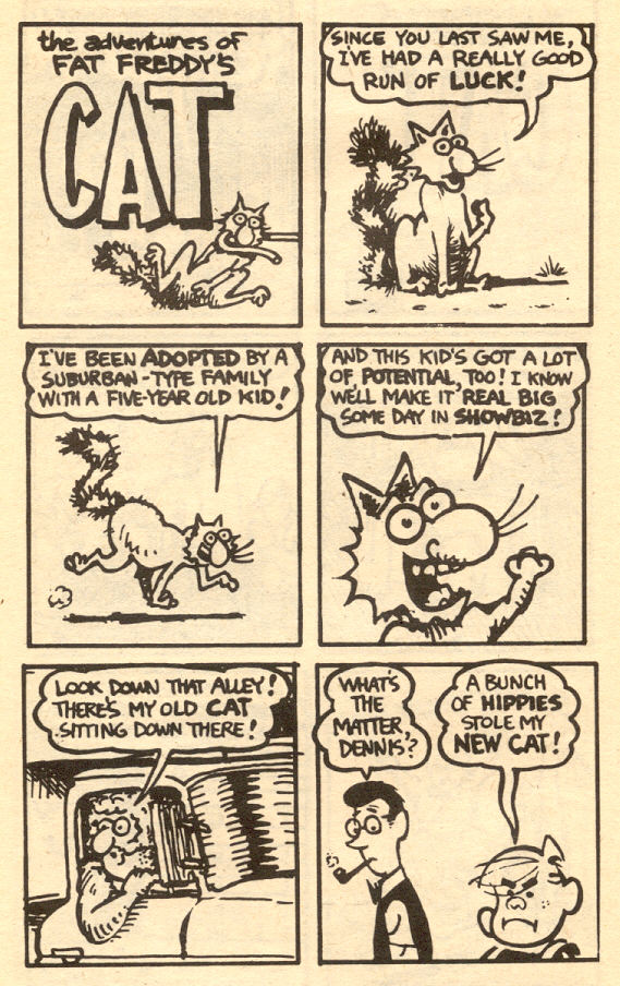 Read online Adventures of Fat Freddy's Cat comic -  Issue #3 - 28