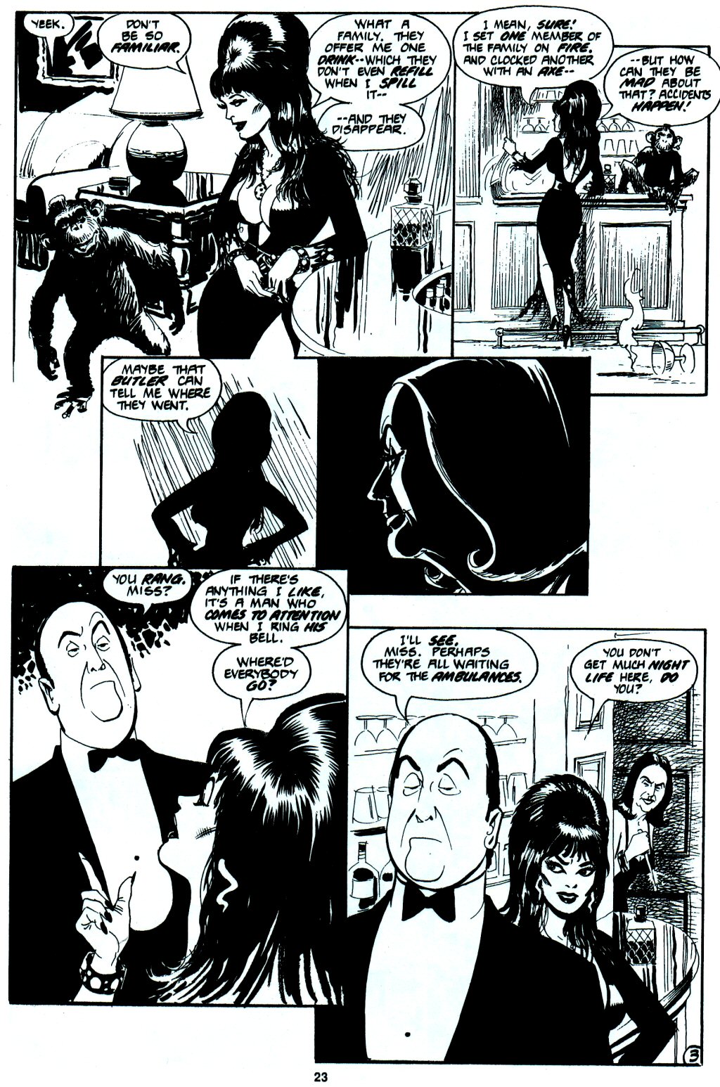 Read online Elvira, Mistress of the Dark comic -  Issue #5 - 25