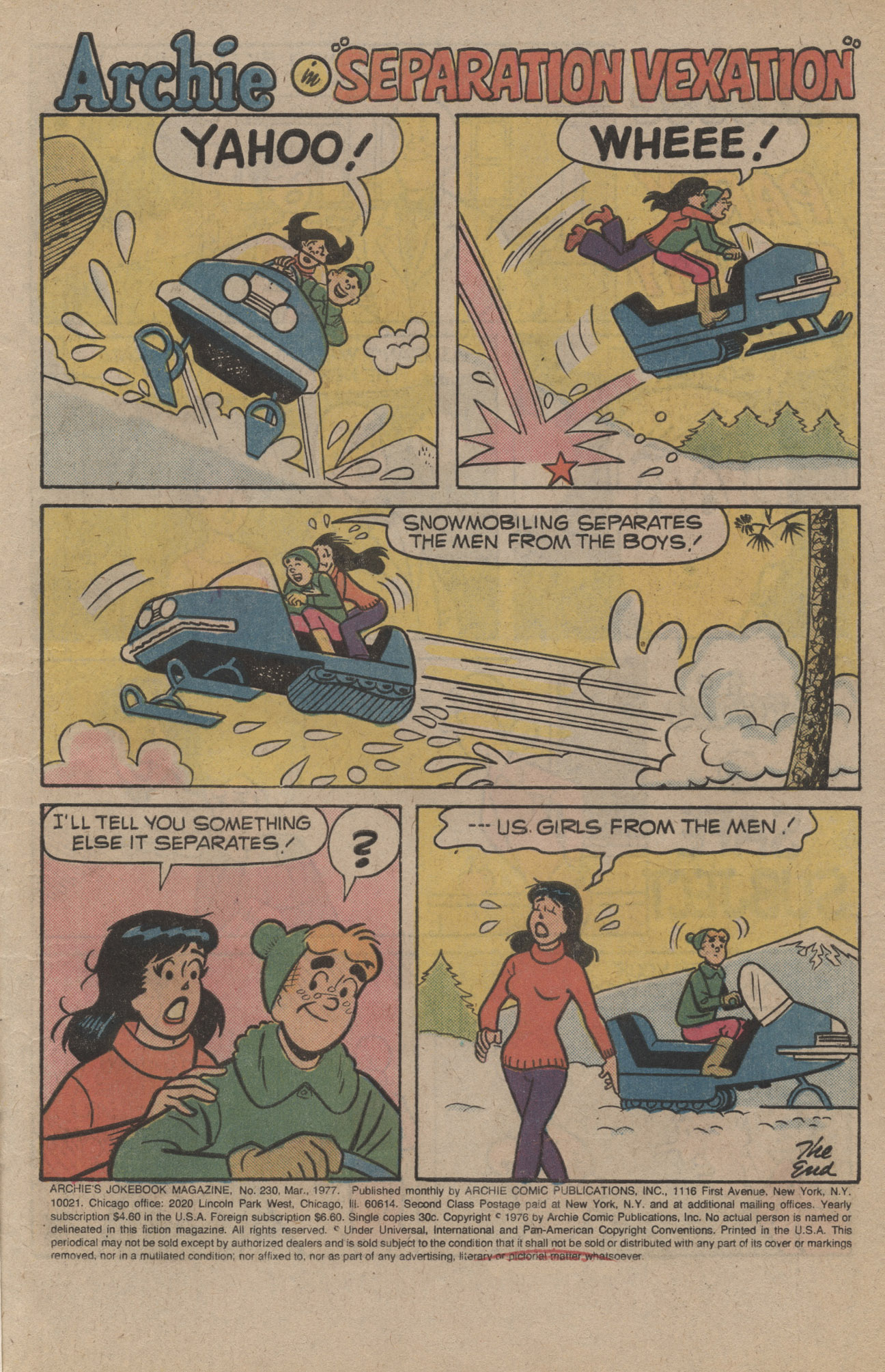 Read online Archie's Joke Book Magazine comic -  Issue #230 - 3