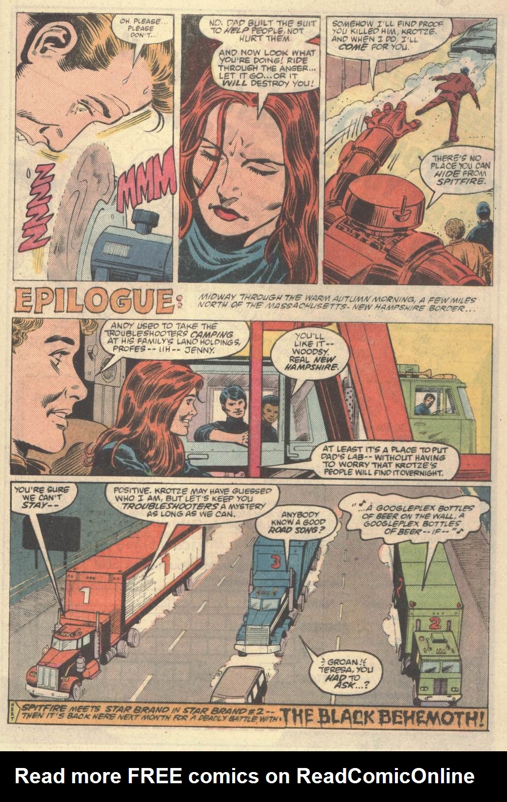 Read online Spitfire and the Troubleshooters comic -  Issue #1 - 26