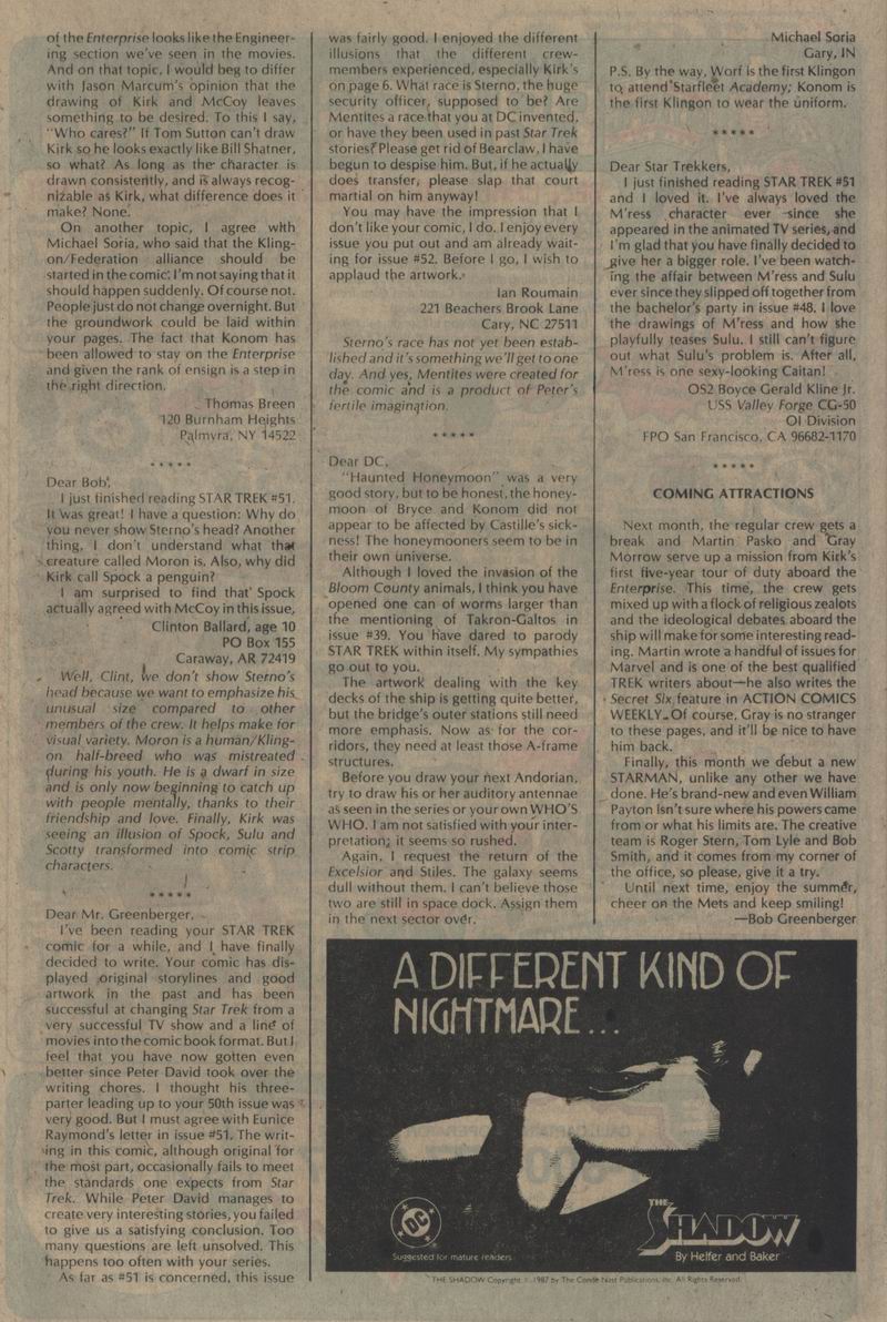 Read online Star Trek (1984) comic -  Issue #55 - 24