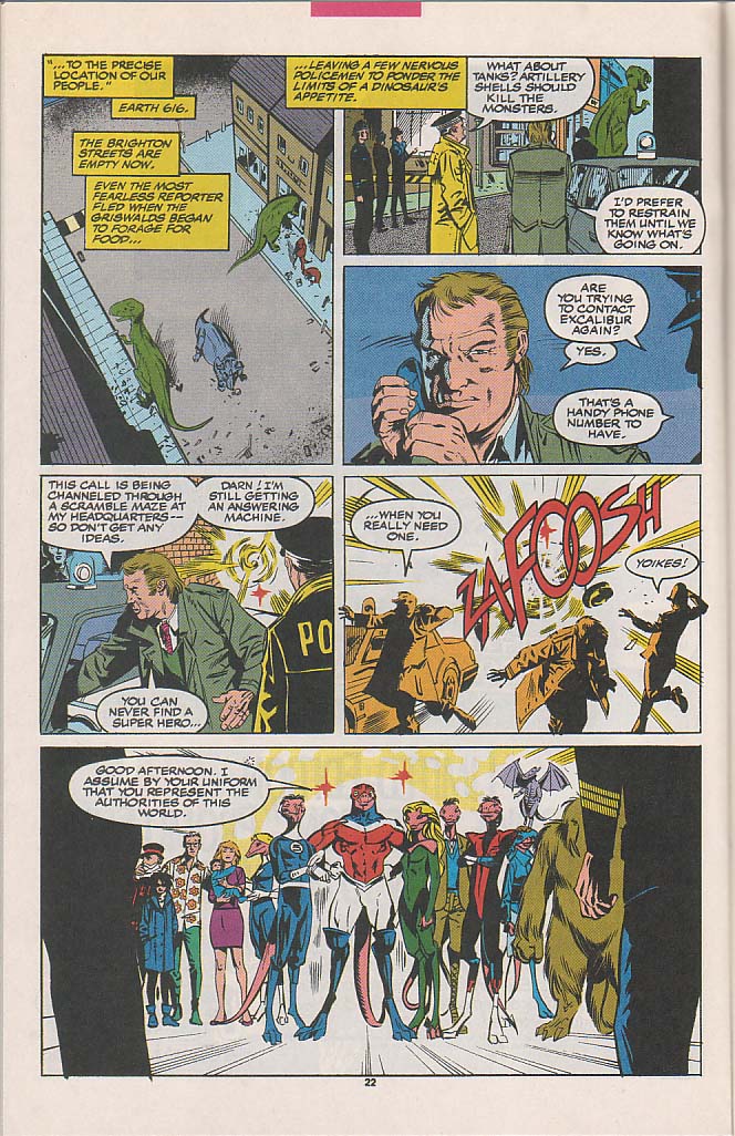 Read online Excalibur (1988) comic -  Issue #51 - 18