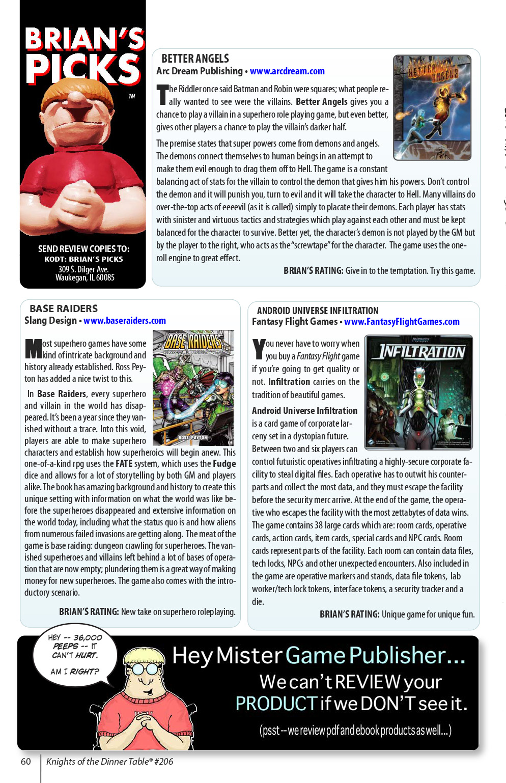 Read online Knights of the Dinner Table comic -  Issue #206 - 62