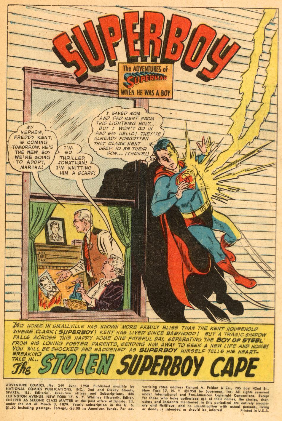 Read online Adventure Comics (1938) comic -  Issue #249 - 3