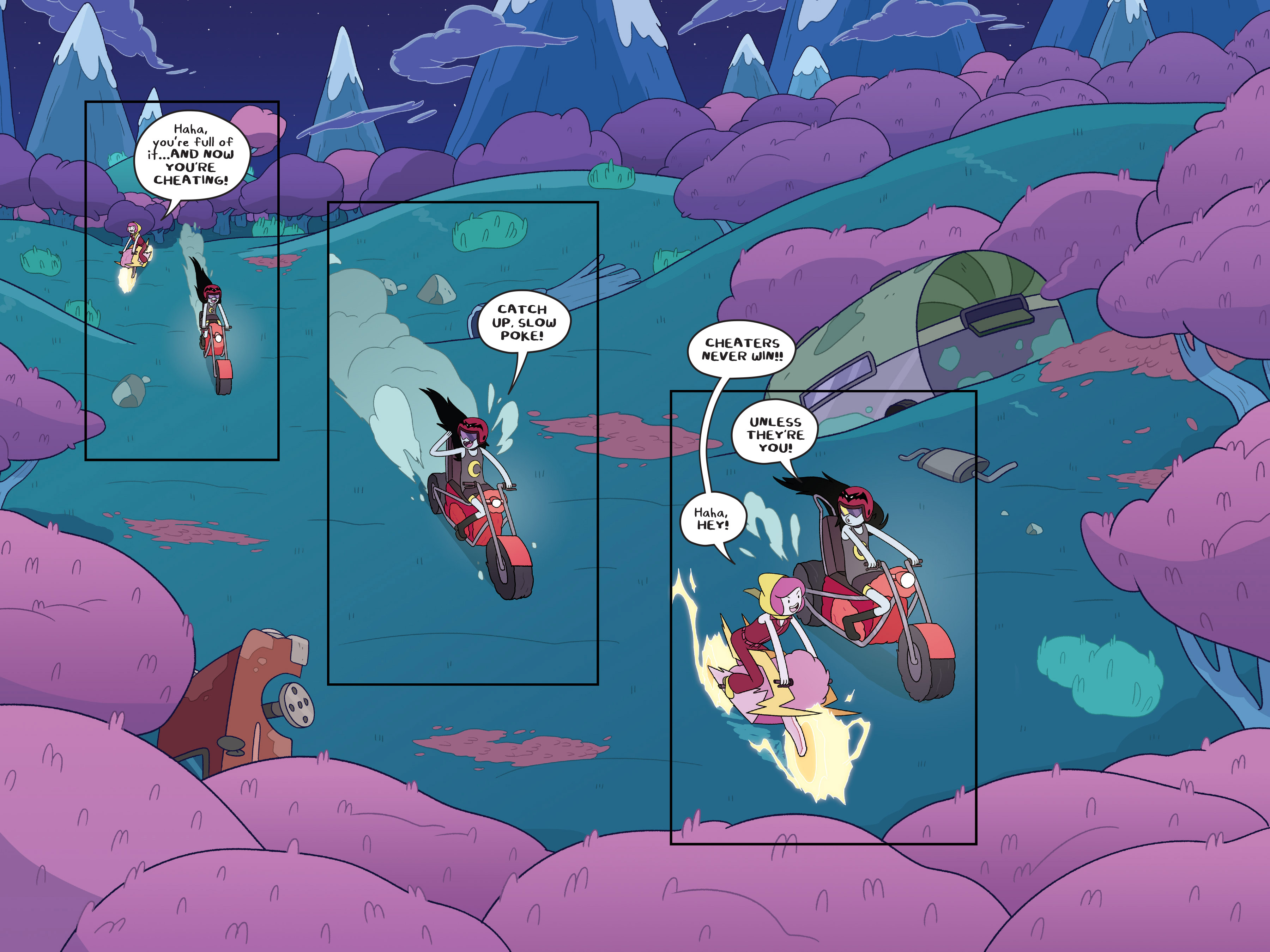 Read online Adventure Time: Thunder Road comic -  Issue # TPB - 120
