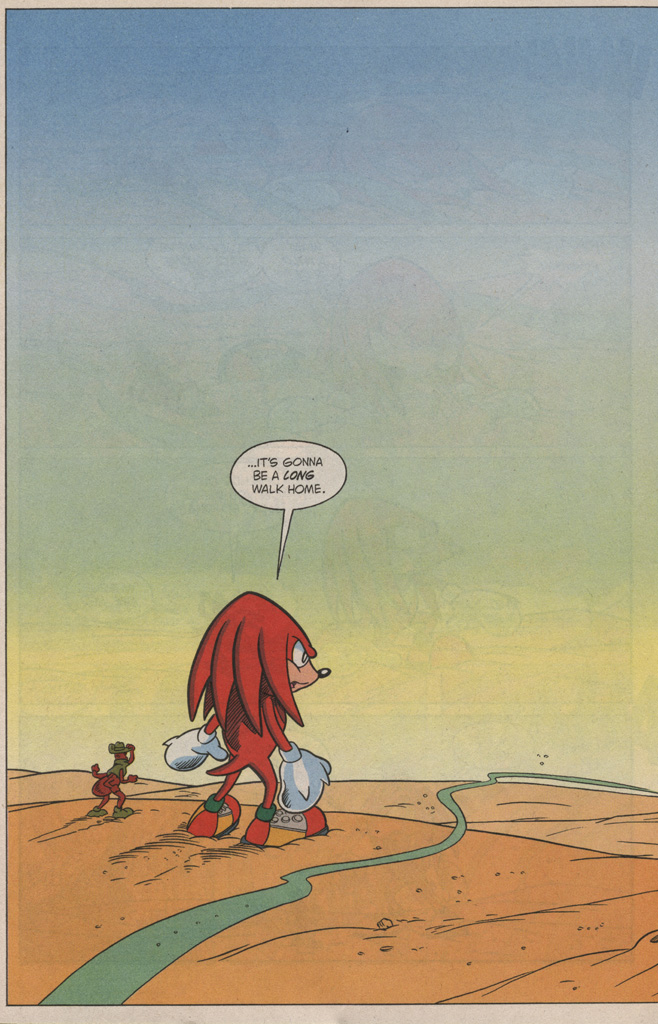 Read online Sonic's Friendly Nemesis, Knuckles comic -  Issue #1 - 30