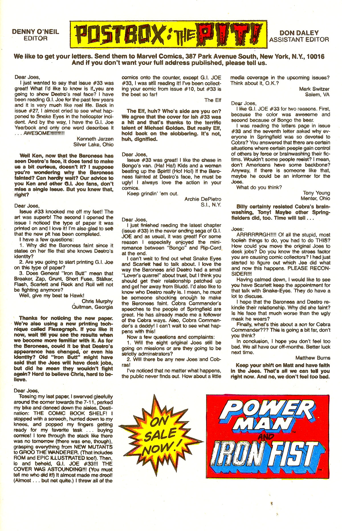 Read online G.I. Joe: A Real American Hero comic -  Issue #37 - 24