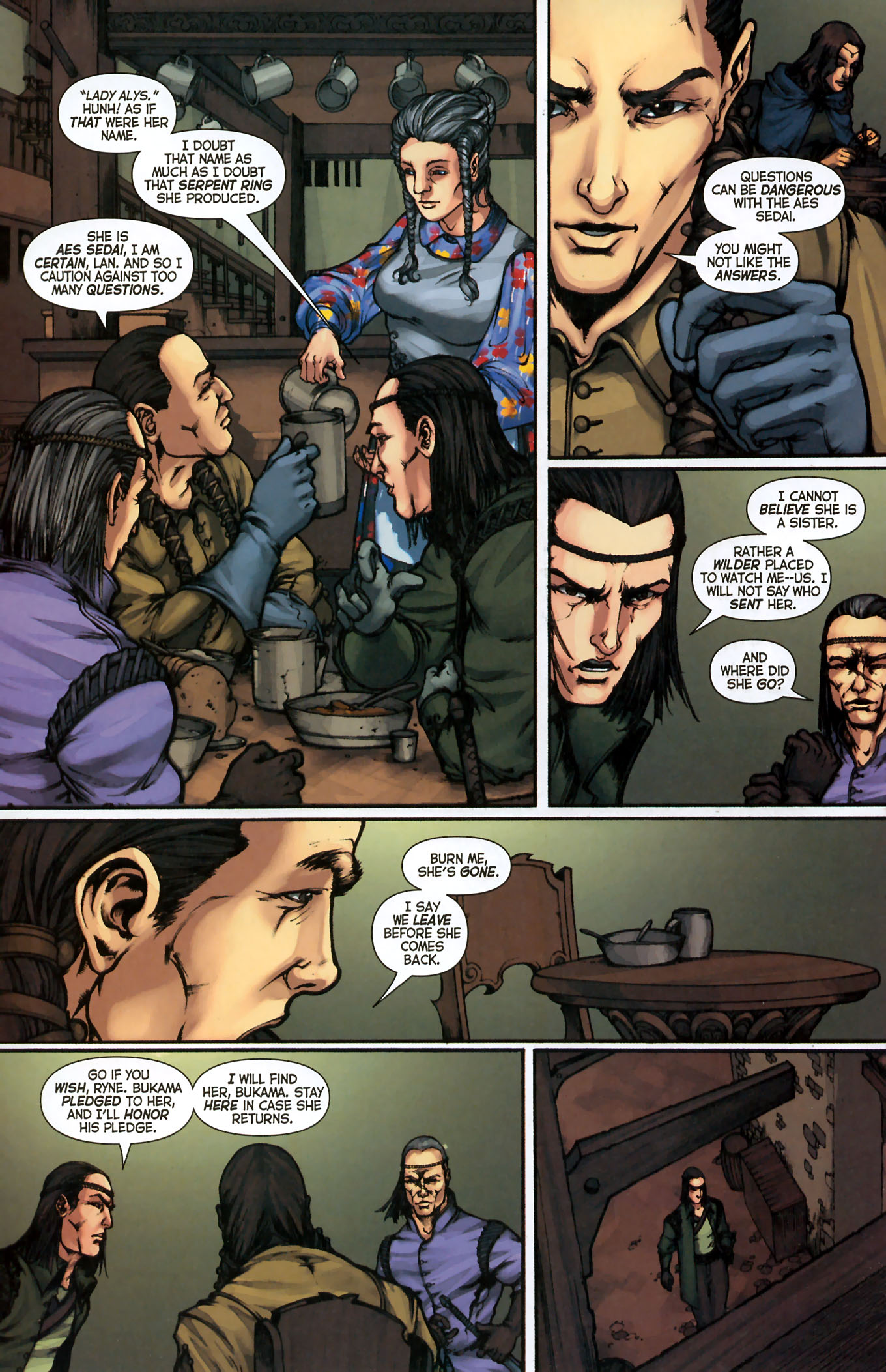 Read online Robert Jordan's The Wheel of Time: New Spring comic -  Issue #7 - 10