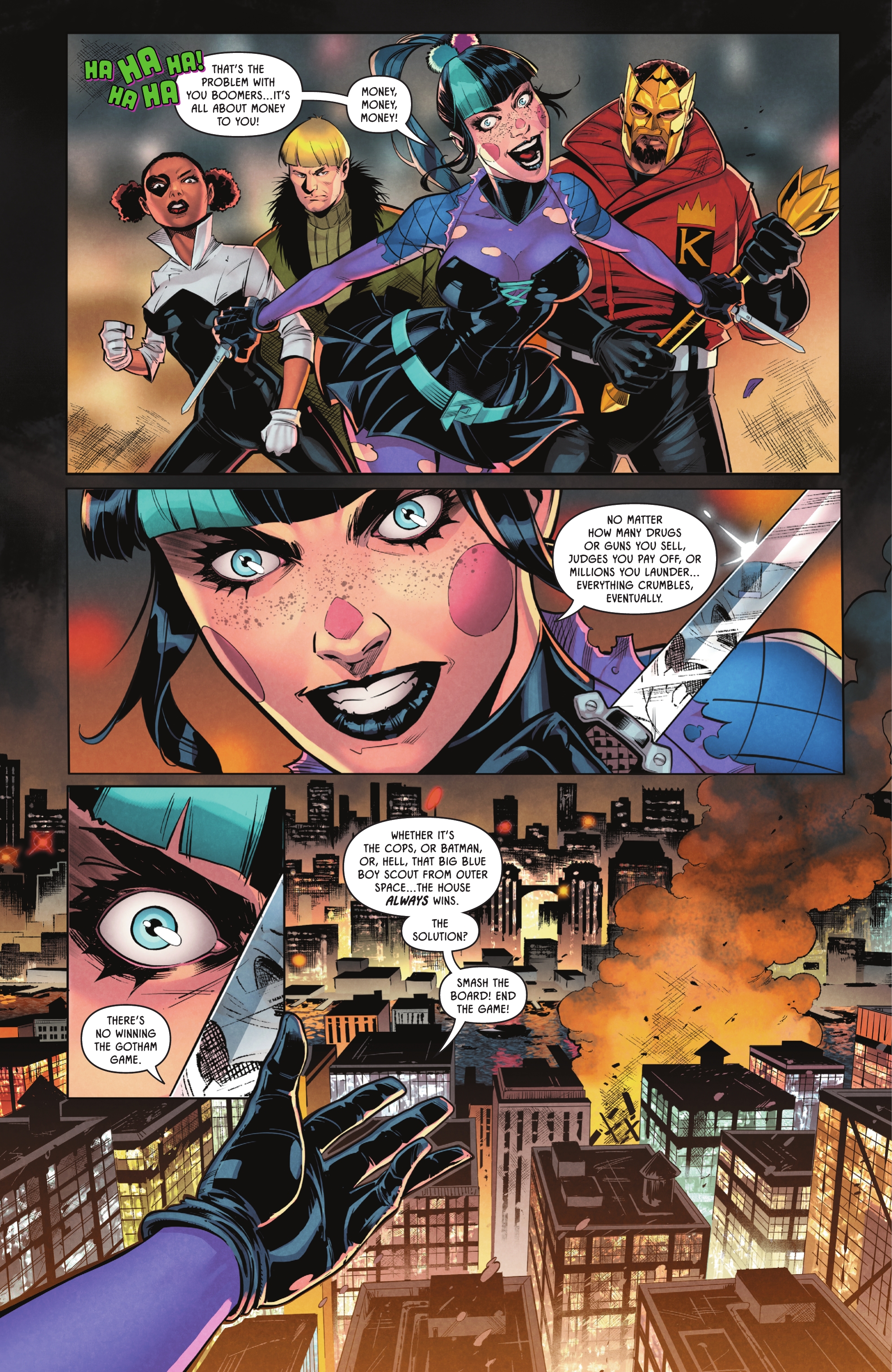 Read online Punchline: The Gotham Game comic -  Issue #4 - 16