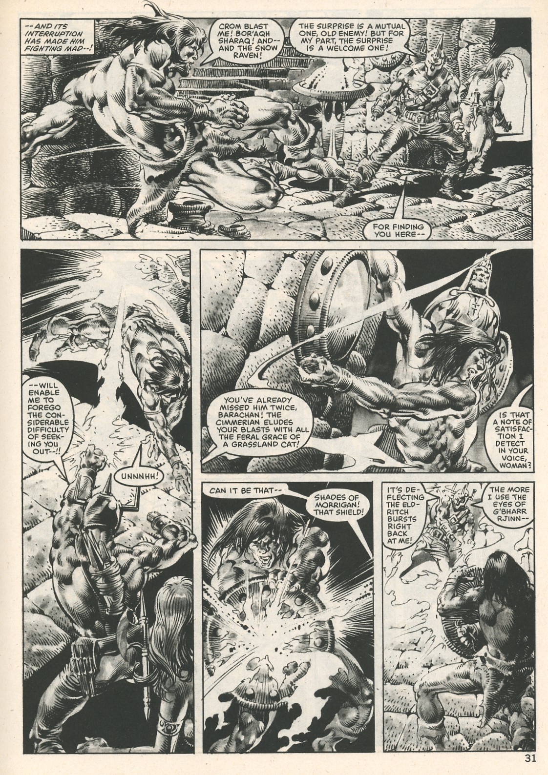 Read online The Savage Sword Of Conan comic -  Issue #107 - 31