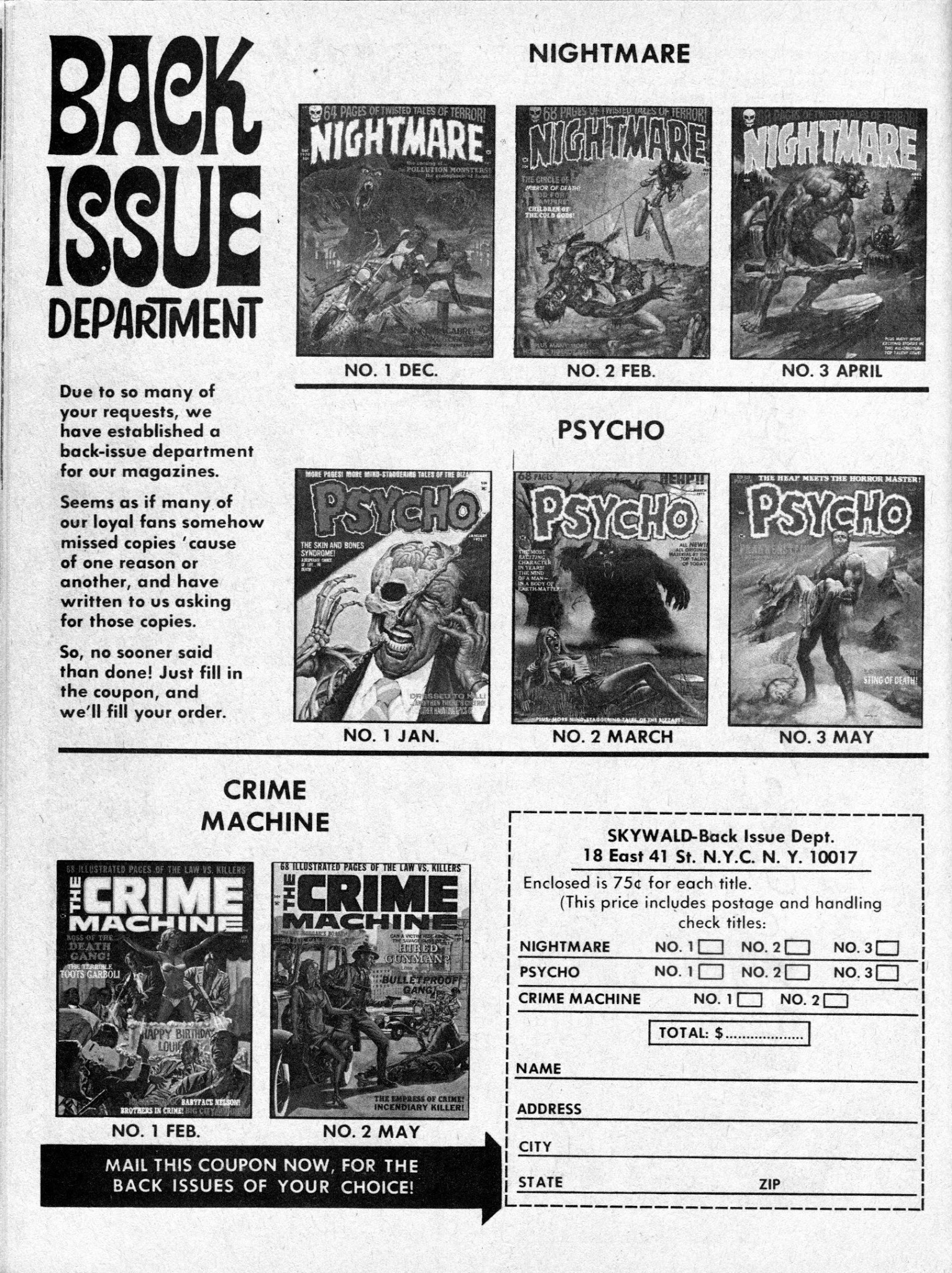 Read online Psycho comic -  Issue #5 - 57