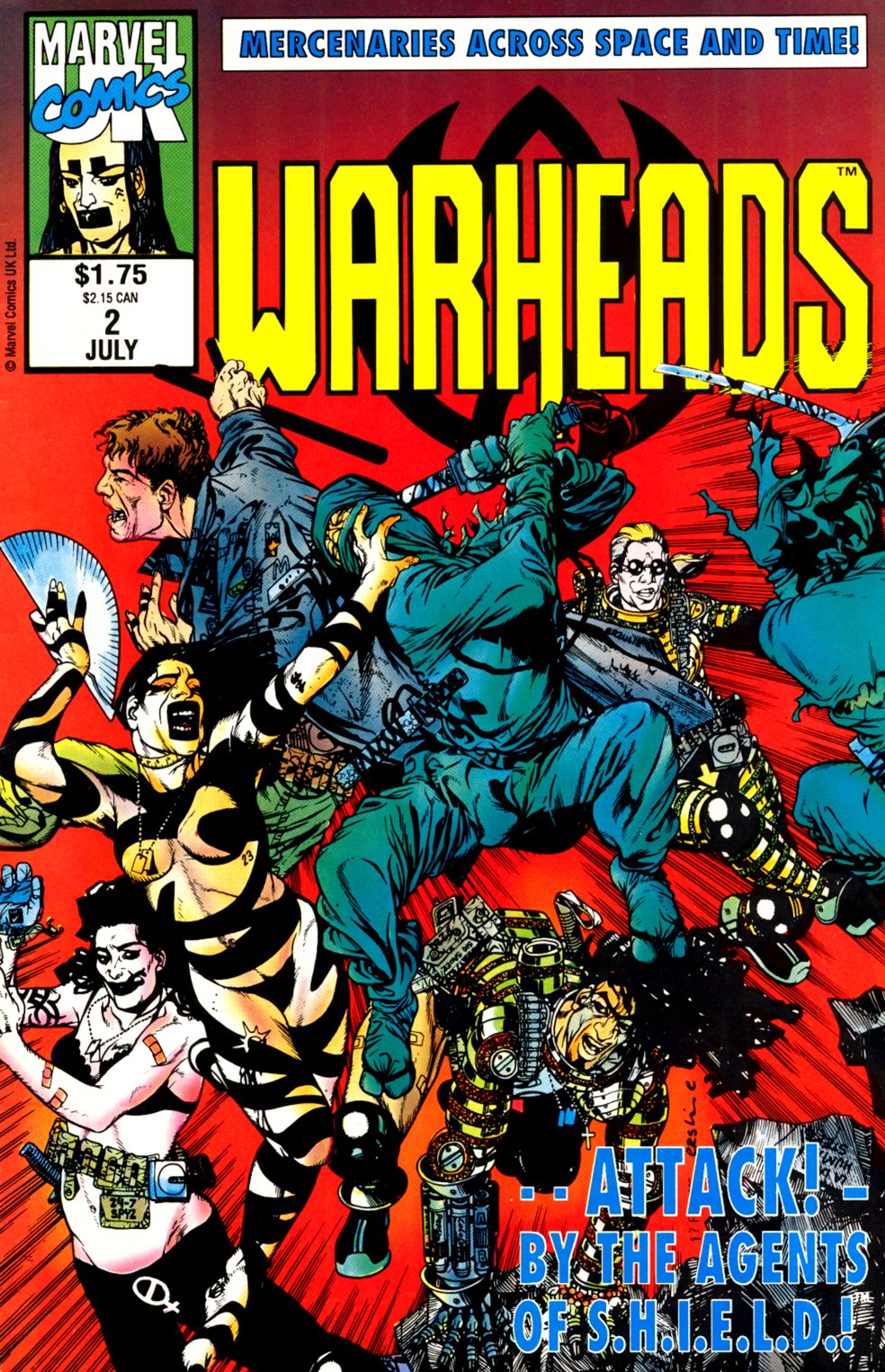 Read online Warheads comic -  Issue #2 - 2