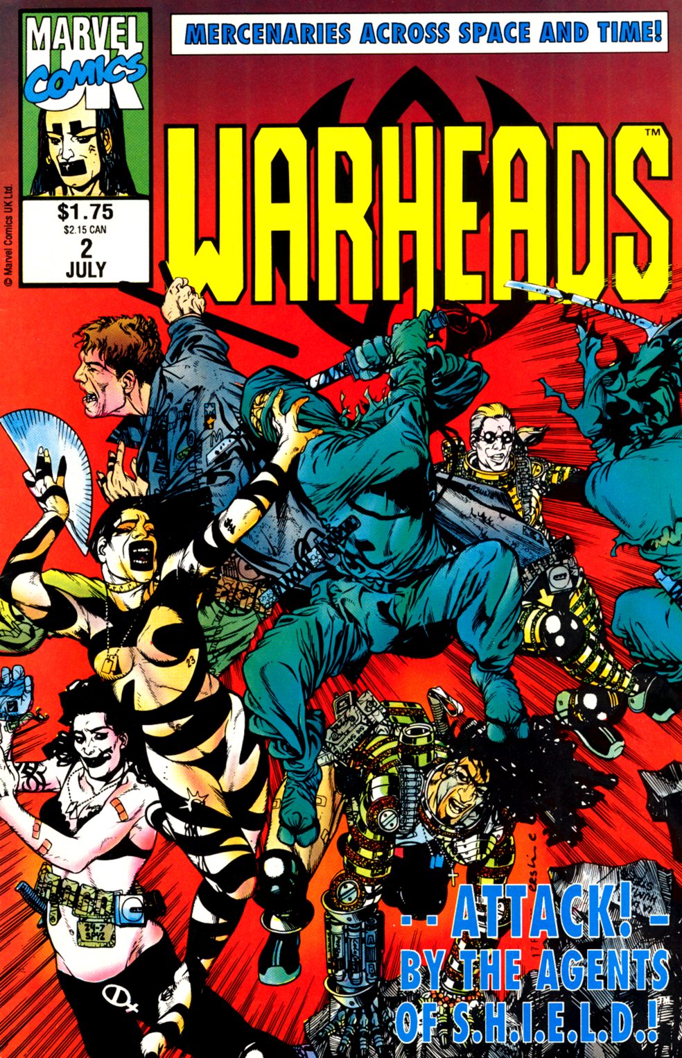Read online Warheads comic -  Issue #2 - 2