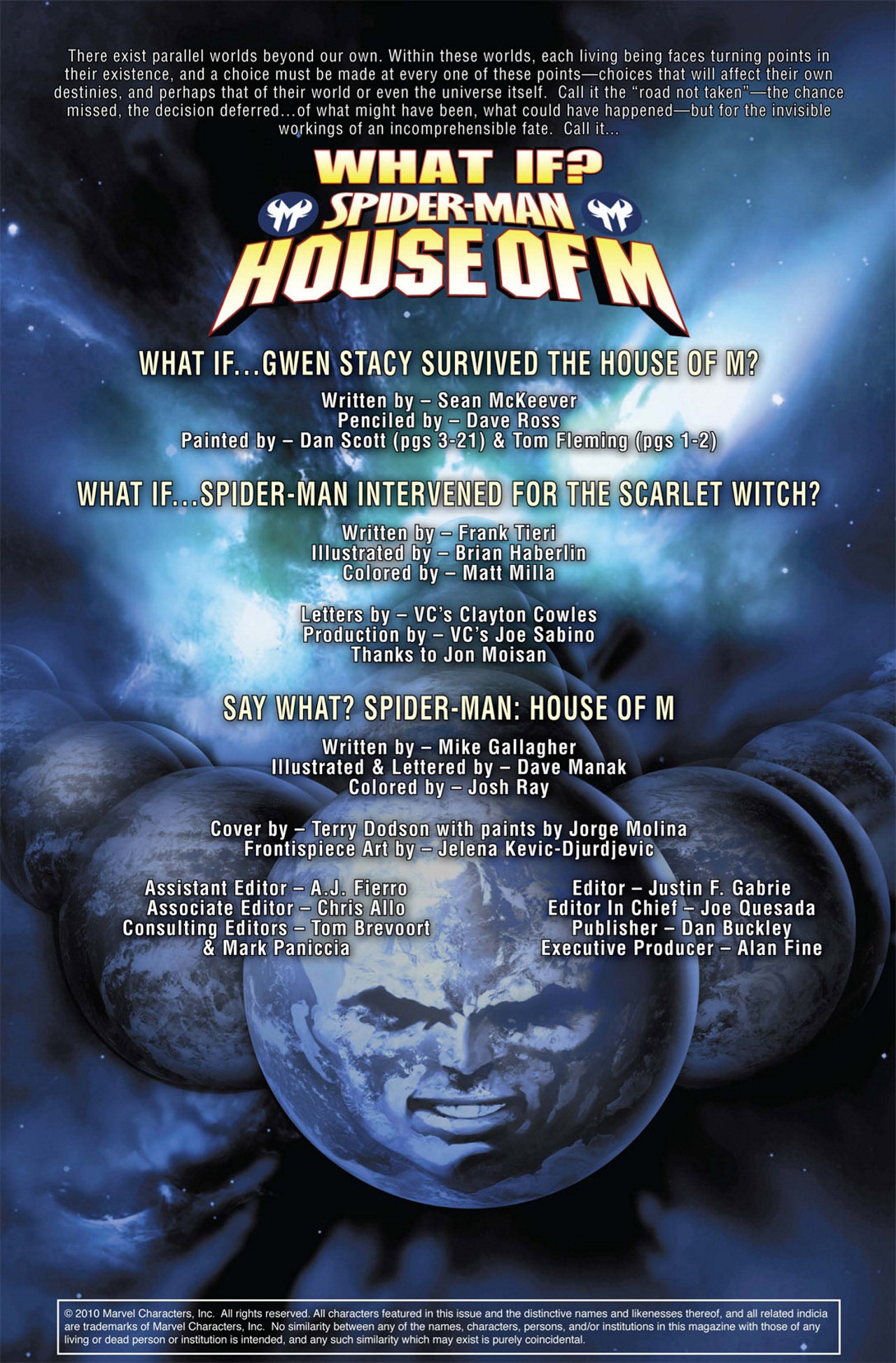 Read online What If? Spider-Man: House of M comic -  Issue # Full - 2