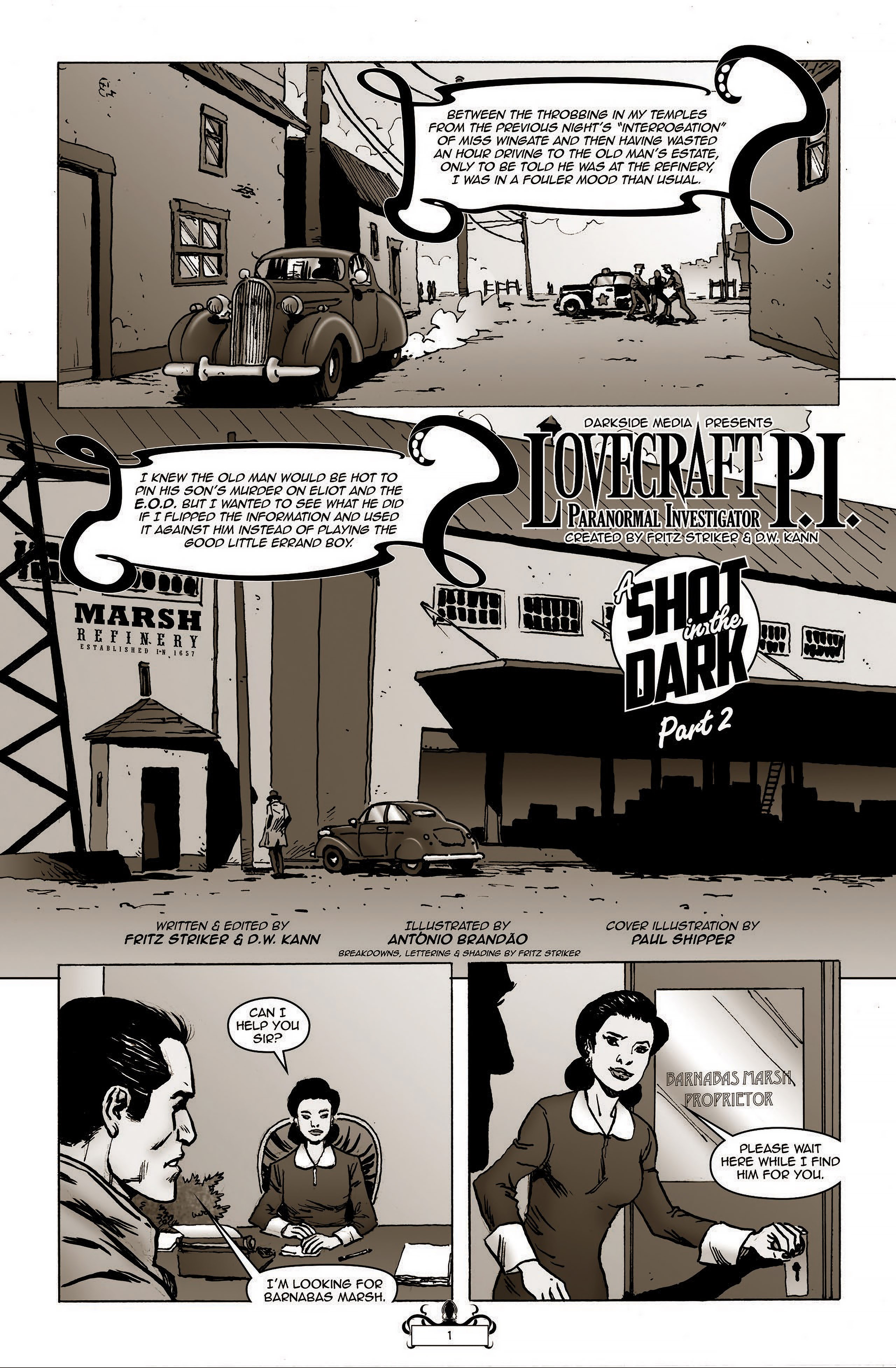 Read online Lovecraft P.I. - A Shot in the Dark comic -  Issue # TPB - 29