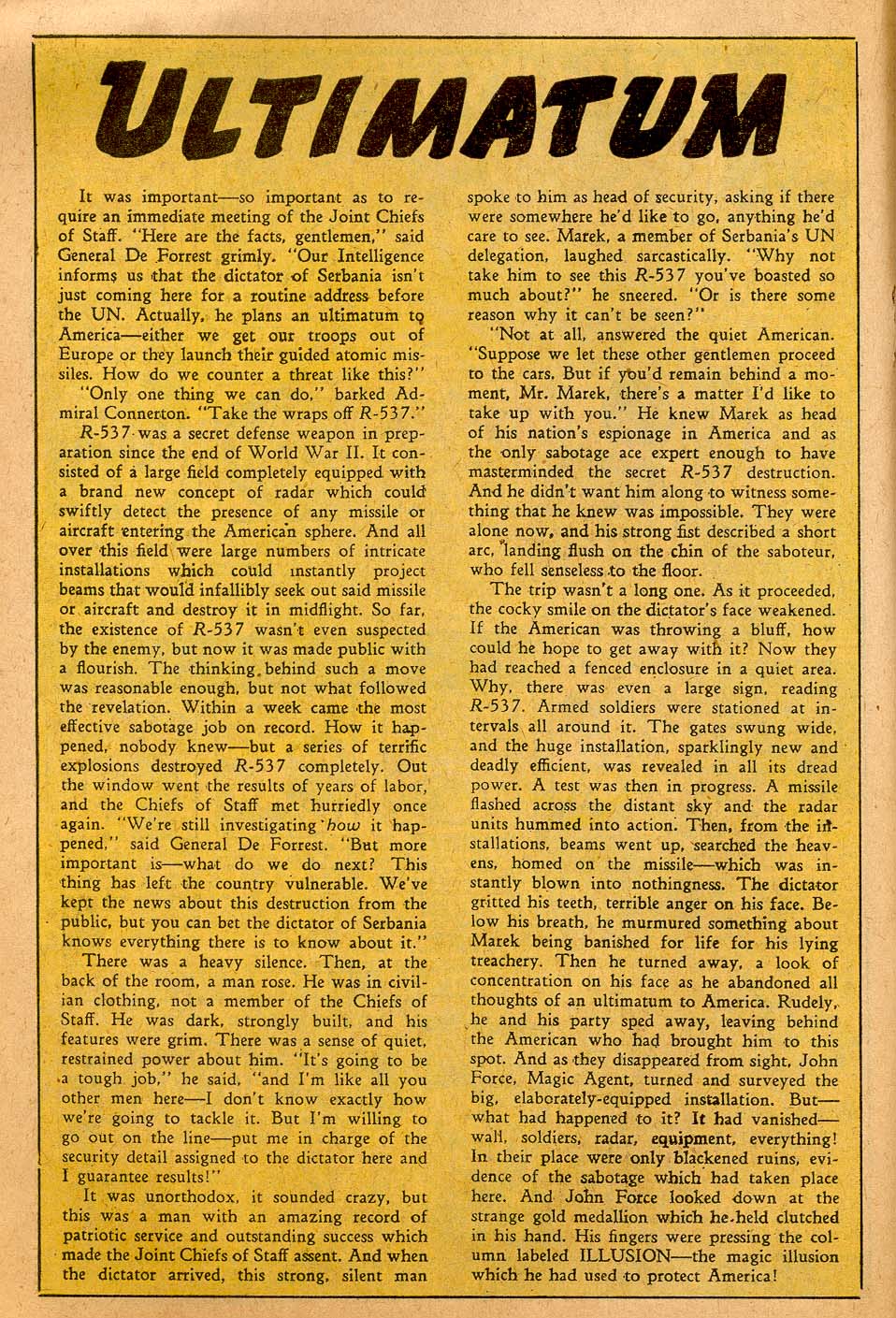 Read online Magic Agent comic -  Issue #1 - 17