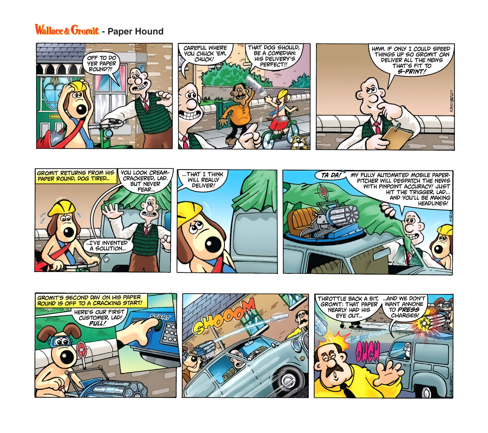 Read online Wallace & Gromit Dailies comic -  Issue #6 - 10