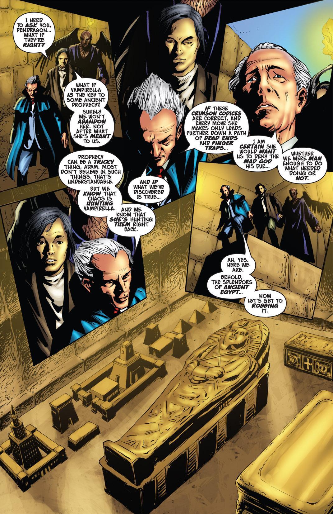 Read online Vampirella and the Scarlet Legion comic -  Issue # TPB - 70