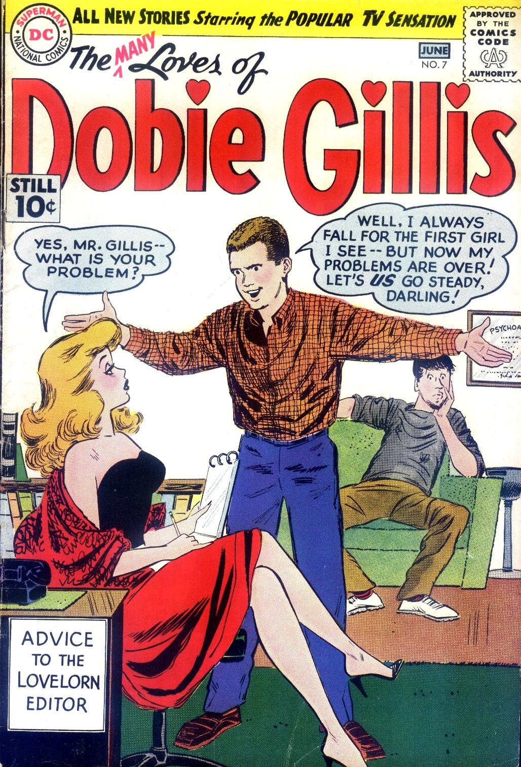 Read online Many Loves of Dobie Gillis comic -  Issue #7 - 1