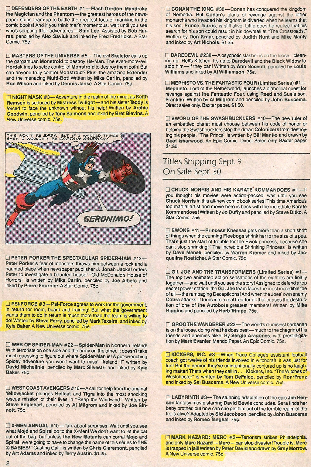Read online Marvel Age comic -  Issue #45 - 4