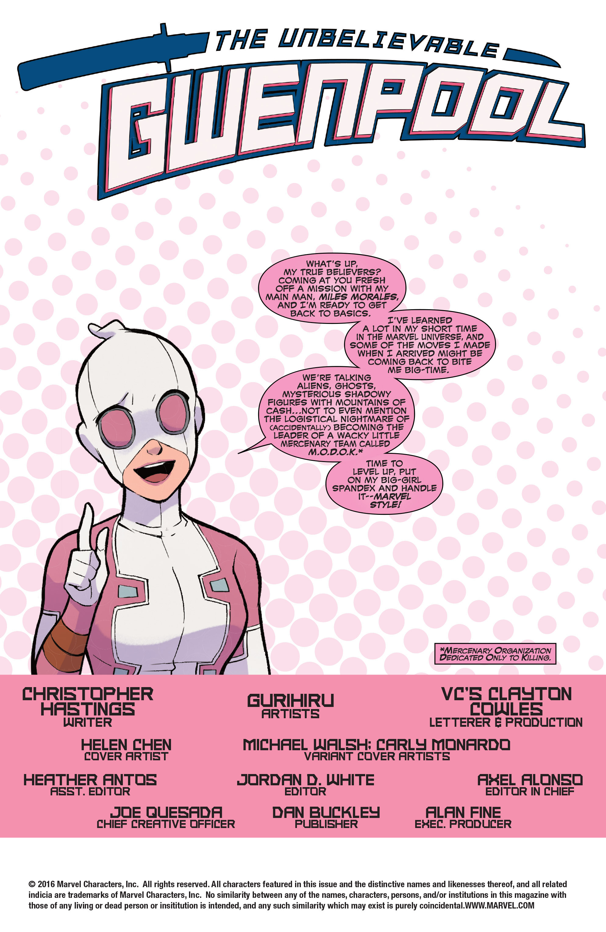 Read online The Unbelievable Gwenpool comic -  Issue #7 - 2