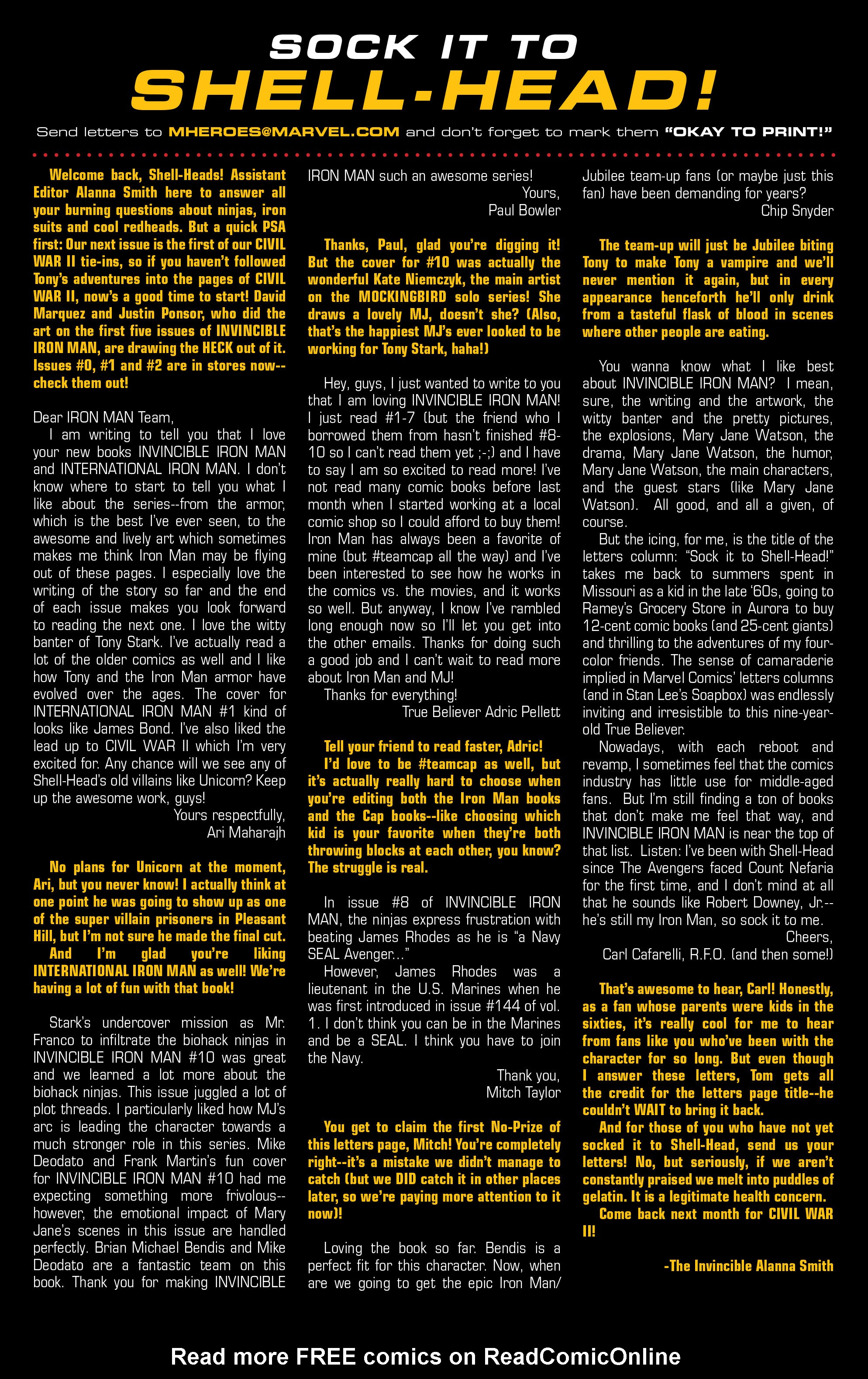 Read online Invincible Iron Man (2015) comic -  Issue #11 - 20