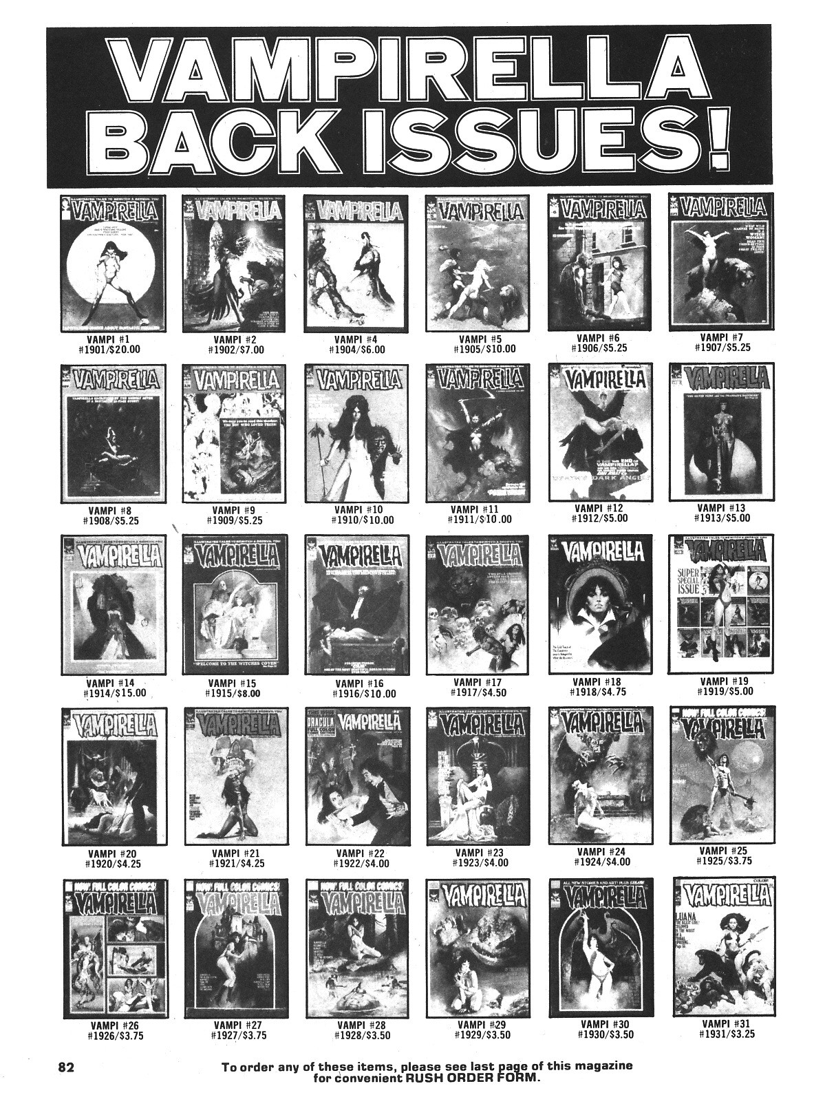 Read online Vampirella (1969) comic -  Issue #64 - 82