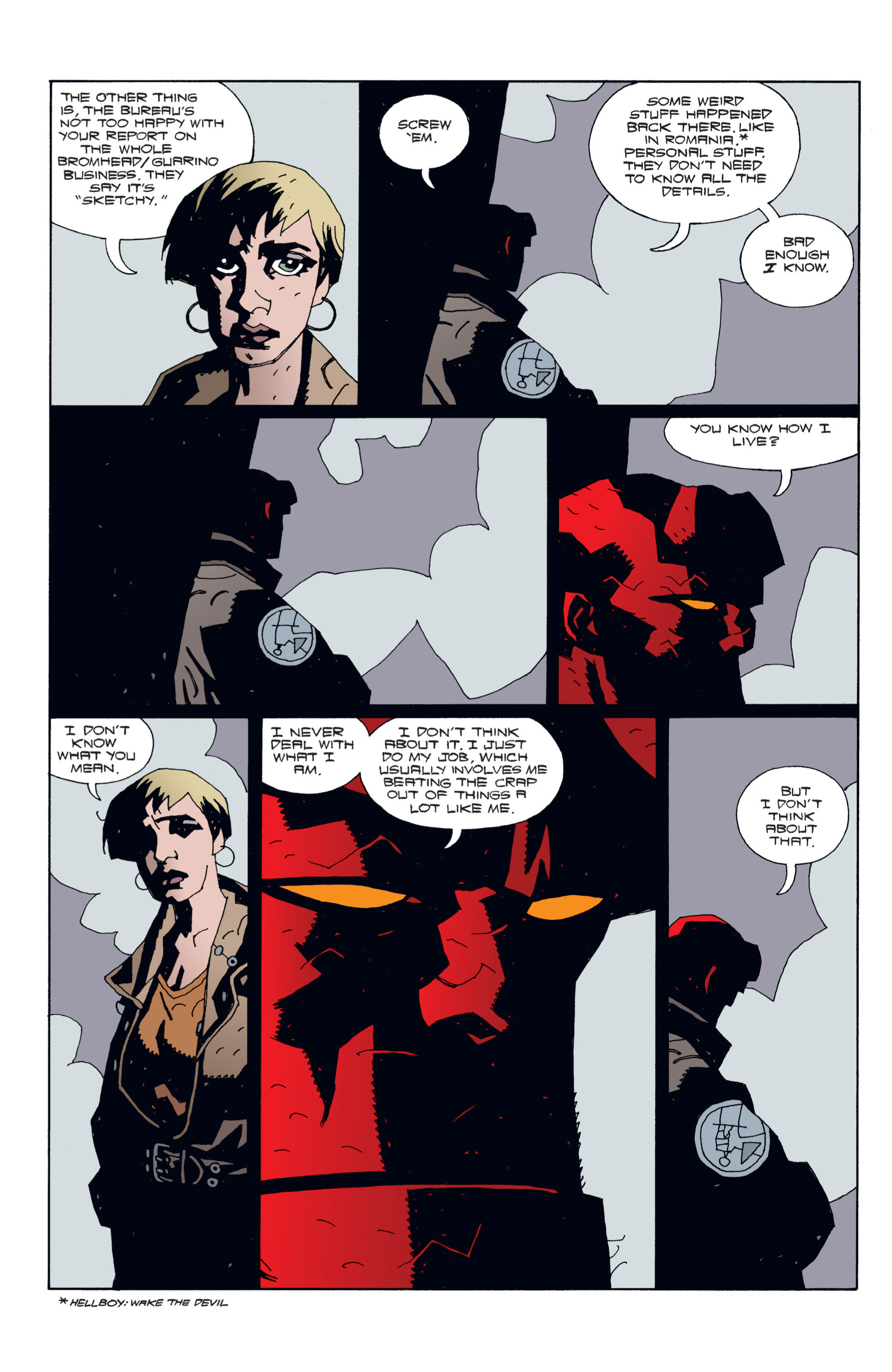 Read online Hellboy comic -  Issue #4 - 123