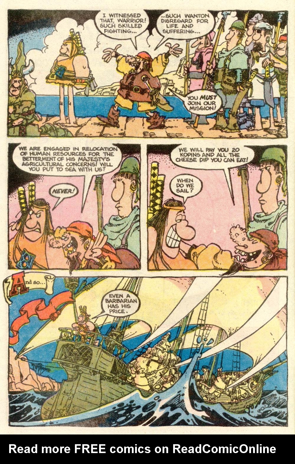 Read online Sergio Aragonés Groo the Wanderer comic -  Issue #5 - 5