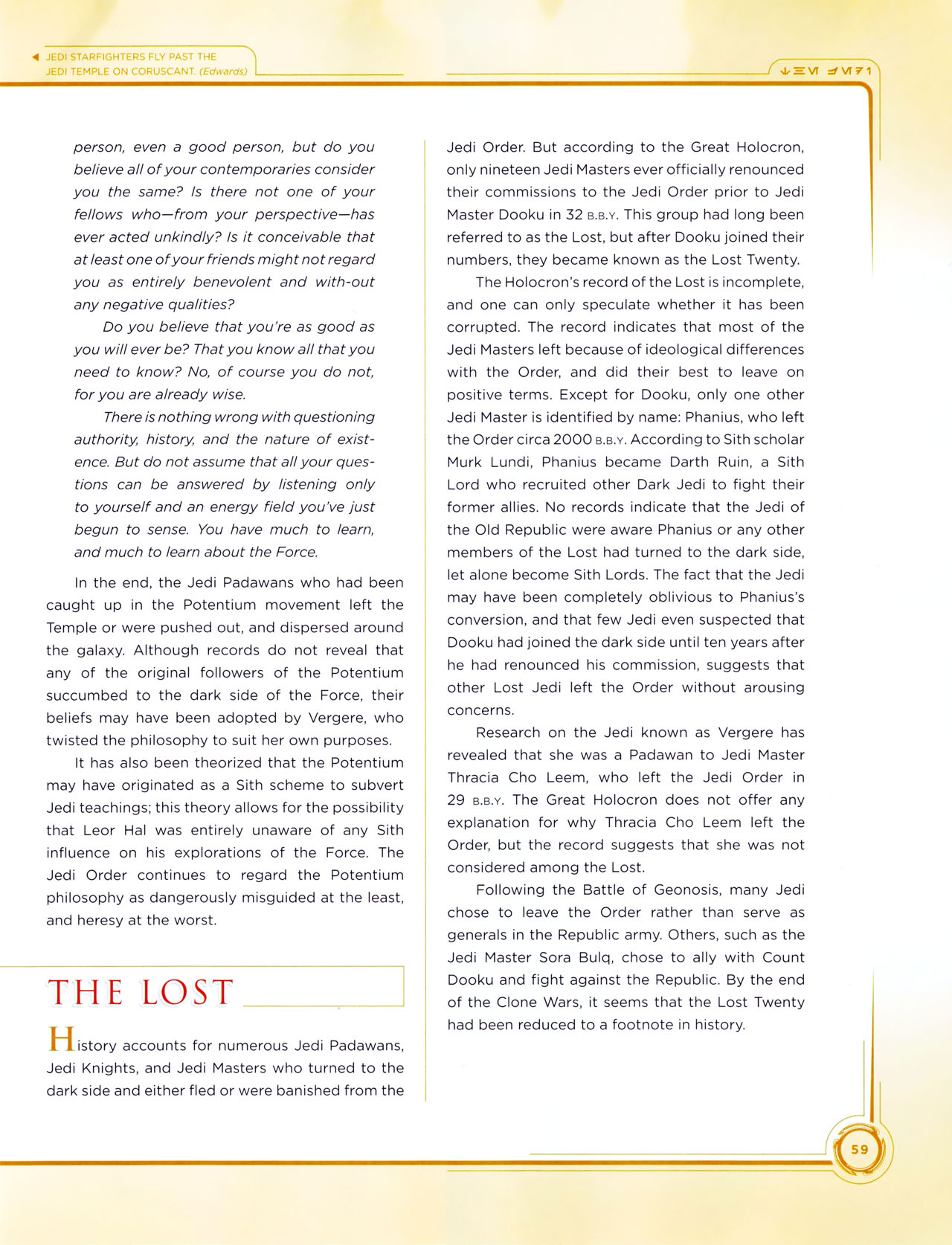 Read online Star Wars: Jedi vs. Sith - The Essential Guide To The Force comic -  Issue # TPB (Part 1) - 77