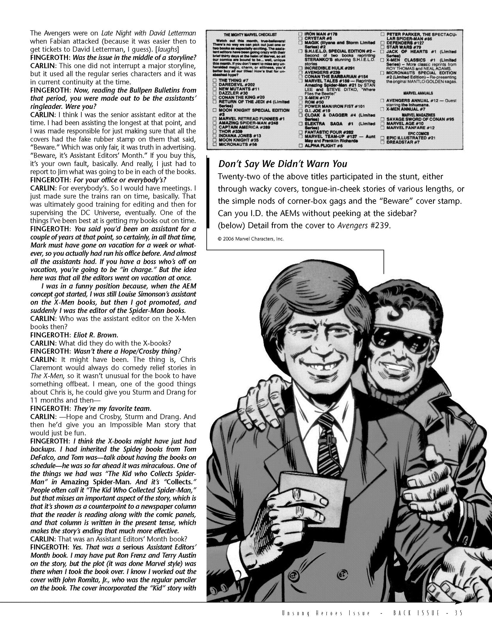 Read online Back Issue comic -  Issue #19 - 34
