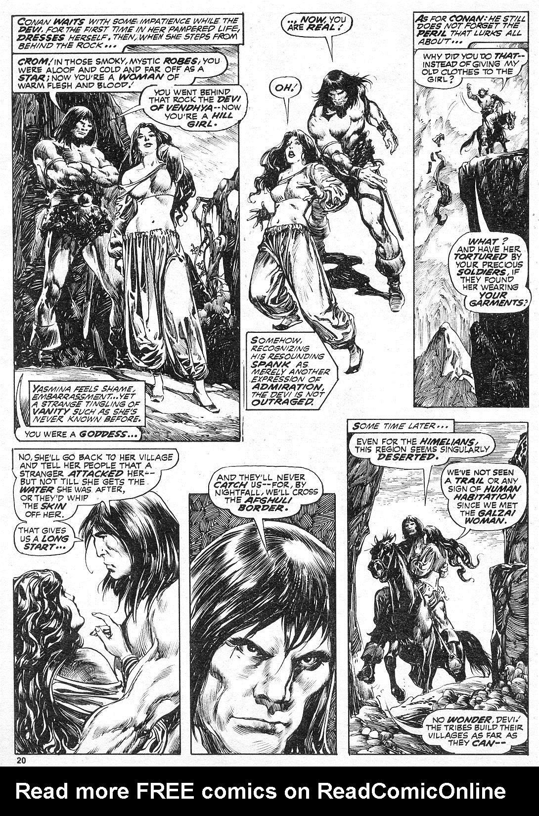 Read online The Savage Sword Of Conan comic -  Issue #17 - 20