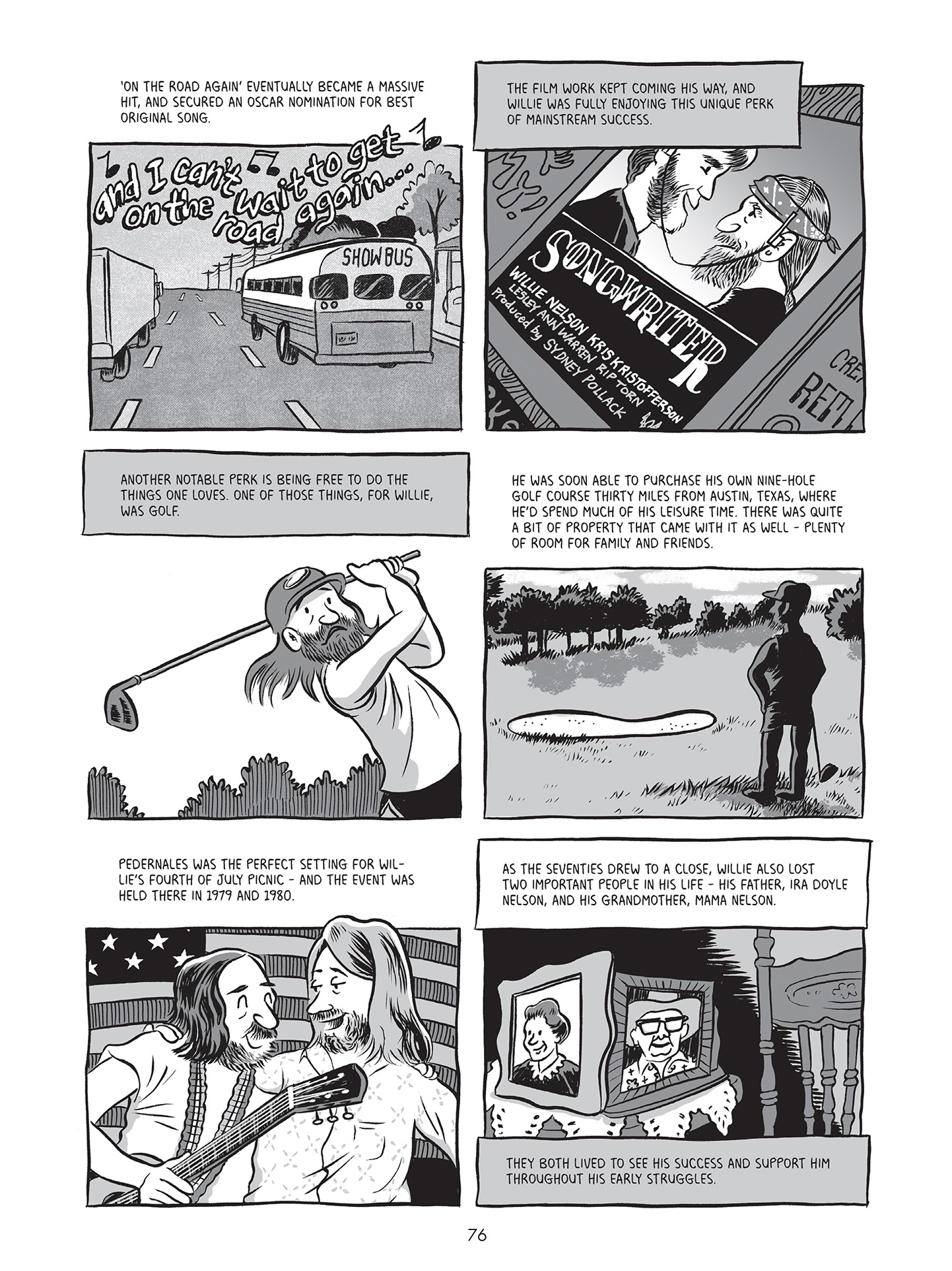 Read online Willie Nelson: A Graphic History comic -  Issue # TPB - 71