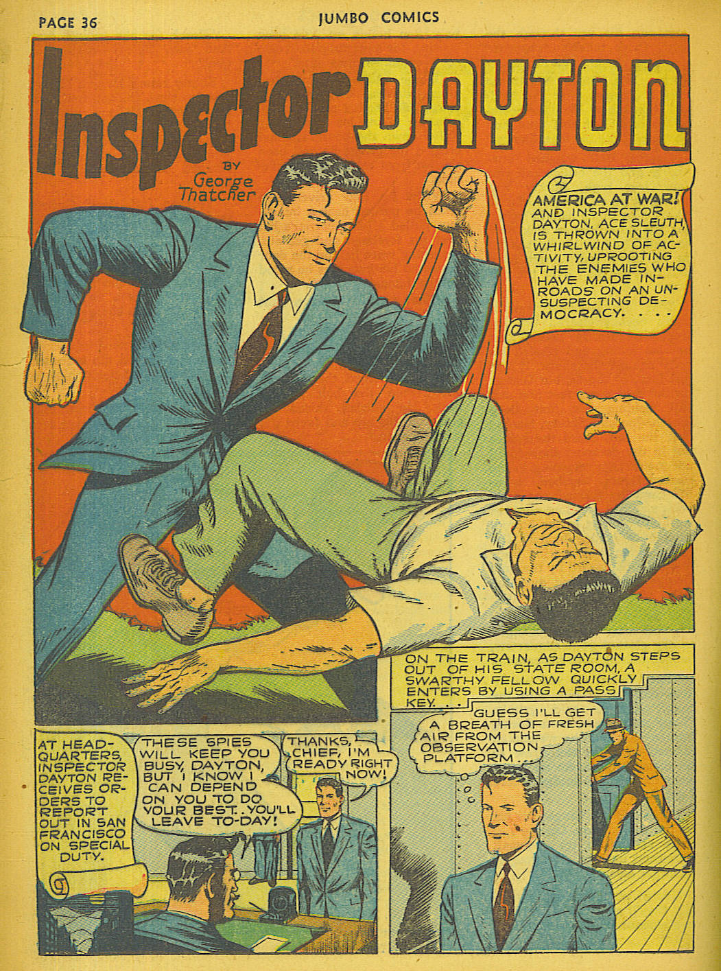 Read online Jumbo Comics comic -  Issue #38 - 38