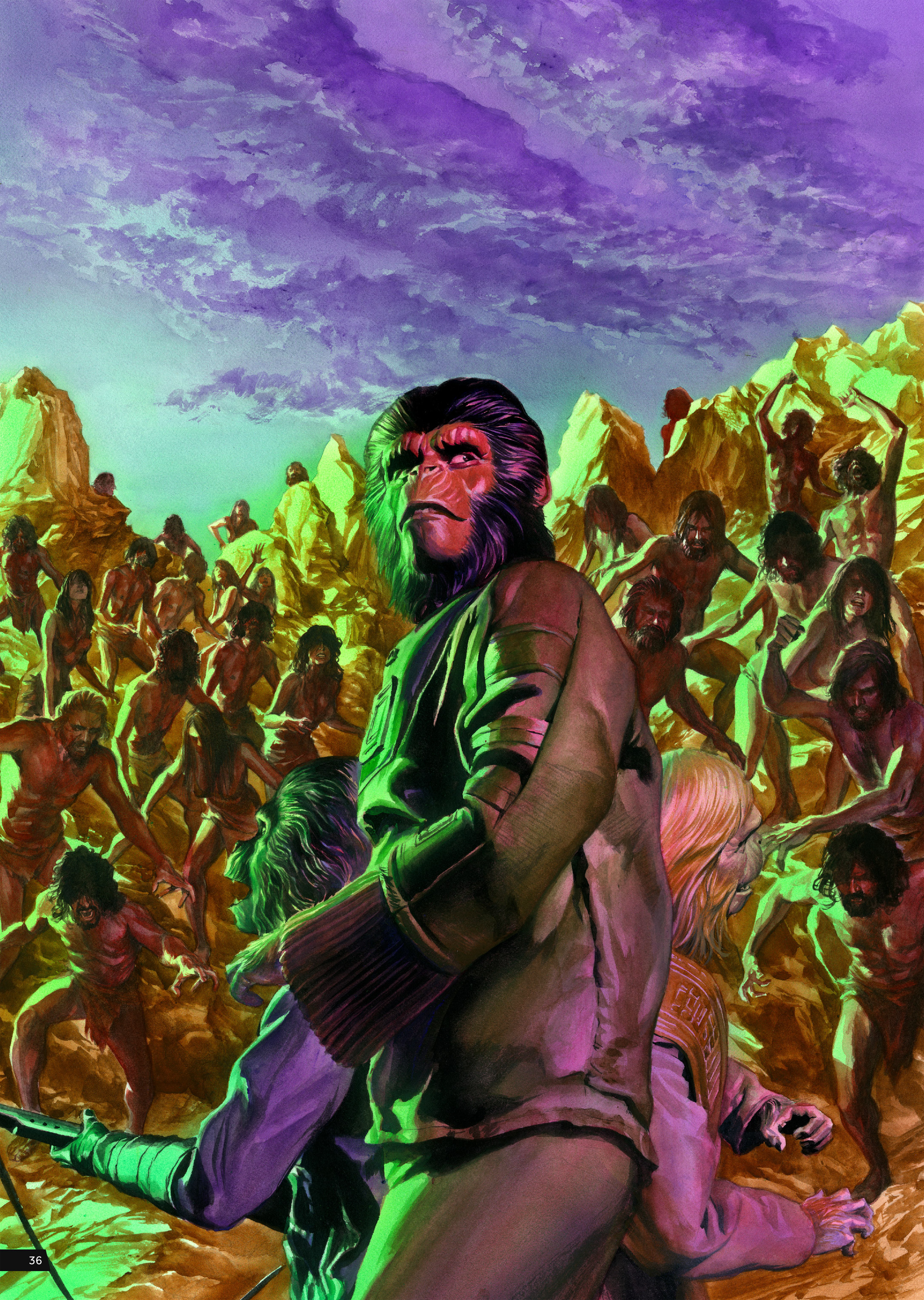 Read online Planet of the Apes Artist Tribute comic -  Issue # TPB - 36