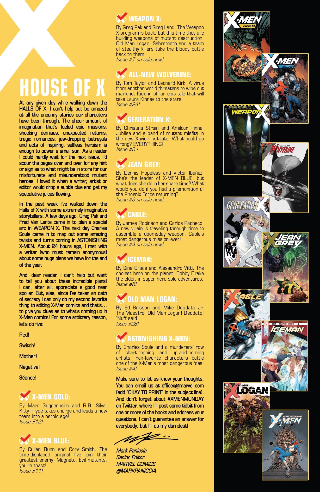 Read online X-Men: Gold comic -  Issue #11 - 24