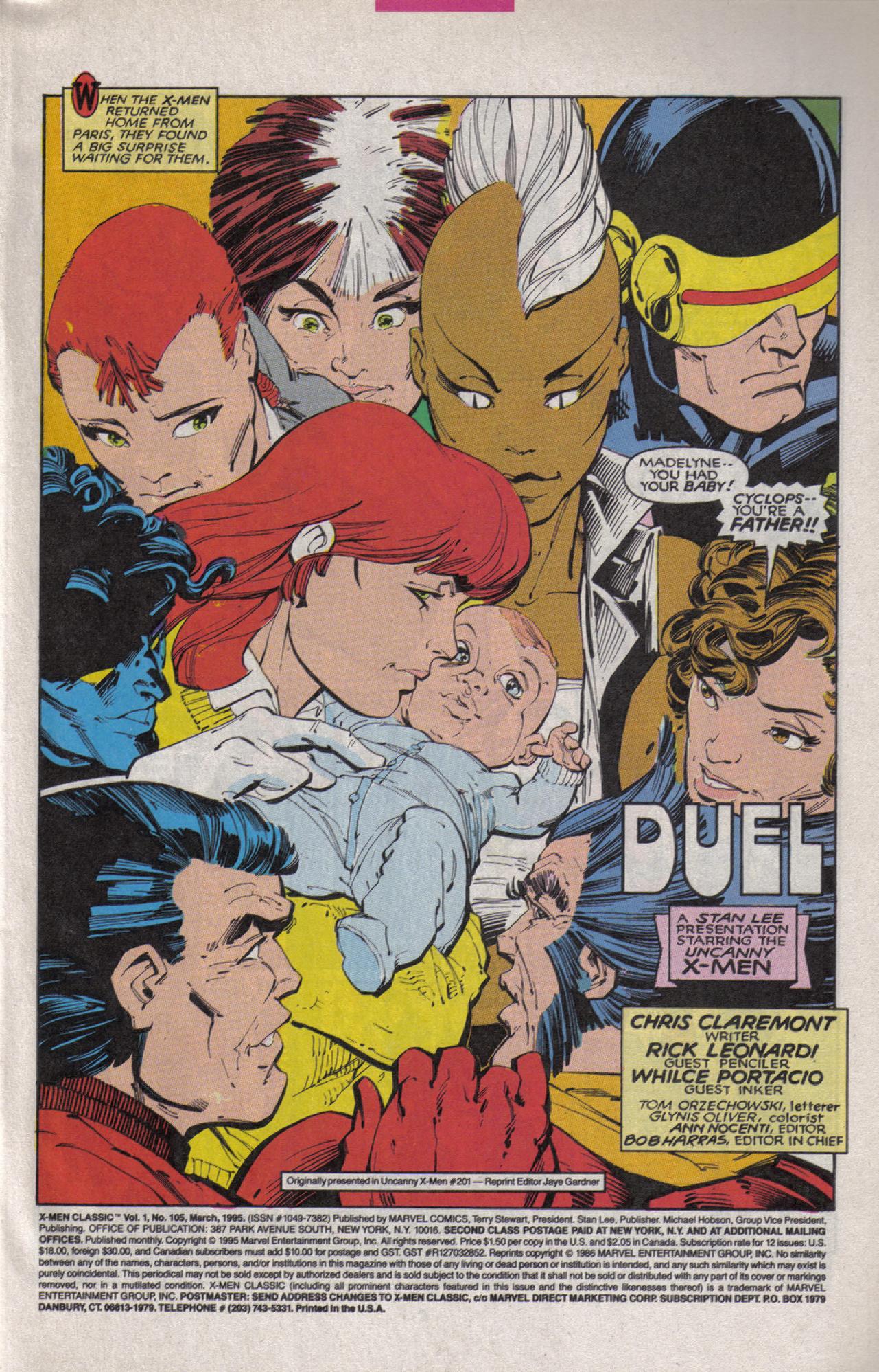Read online X-Men Classic comic -  Issue #105 - 2