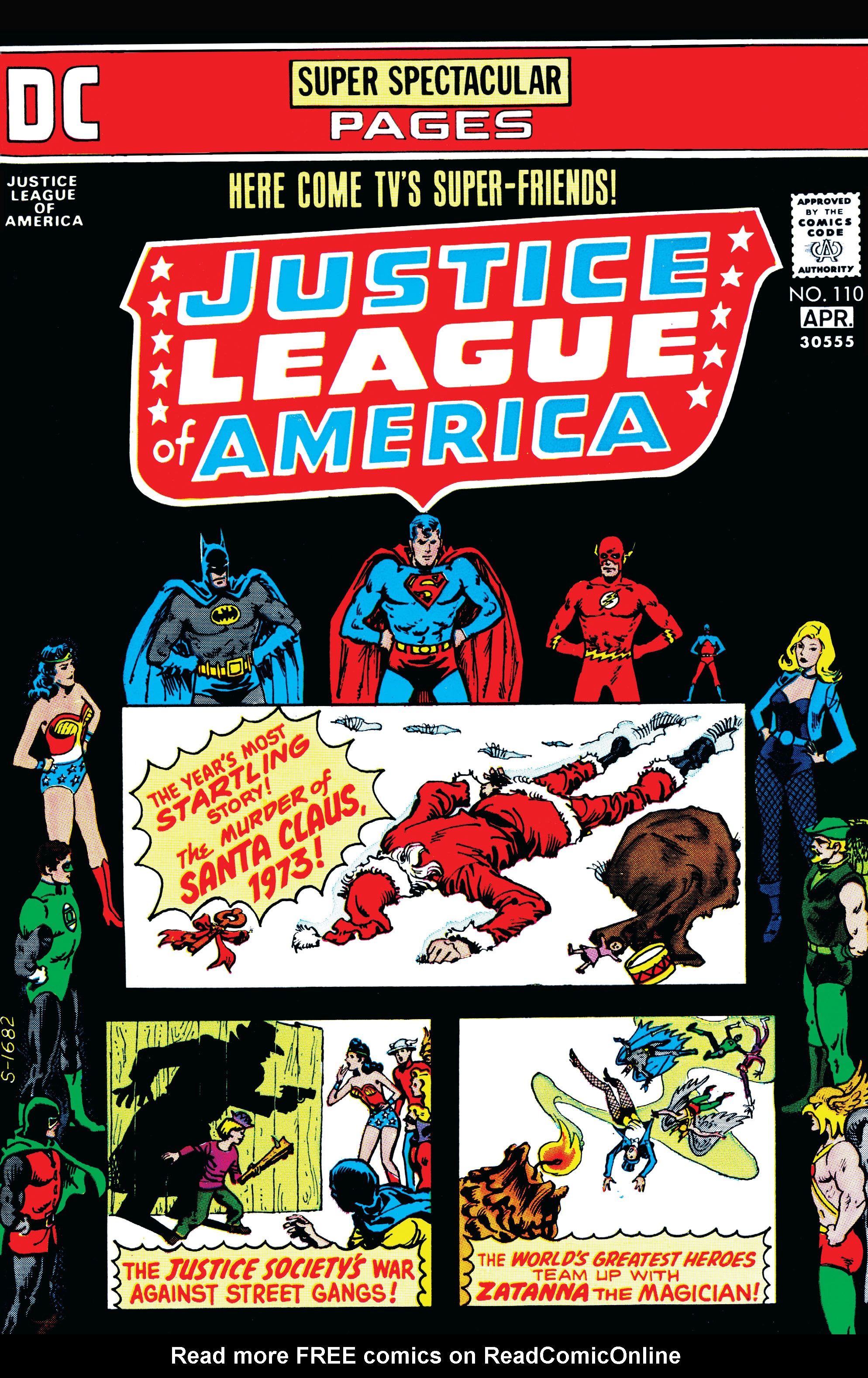 Read online Justice League of America (1960) comic -  Issue #110 - 1