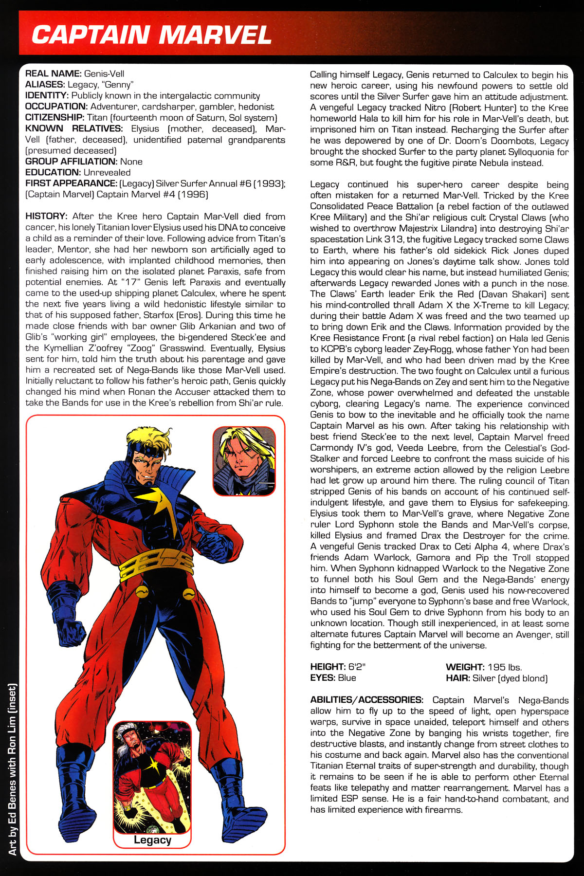 Read online Marvel Legacy:  The 1990's Handbook comic -  Issue # Full - 10