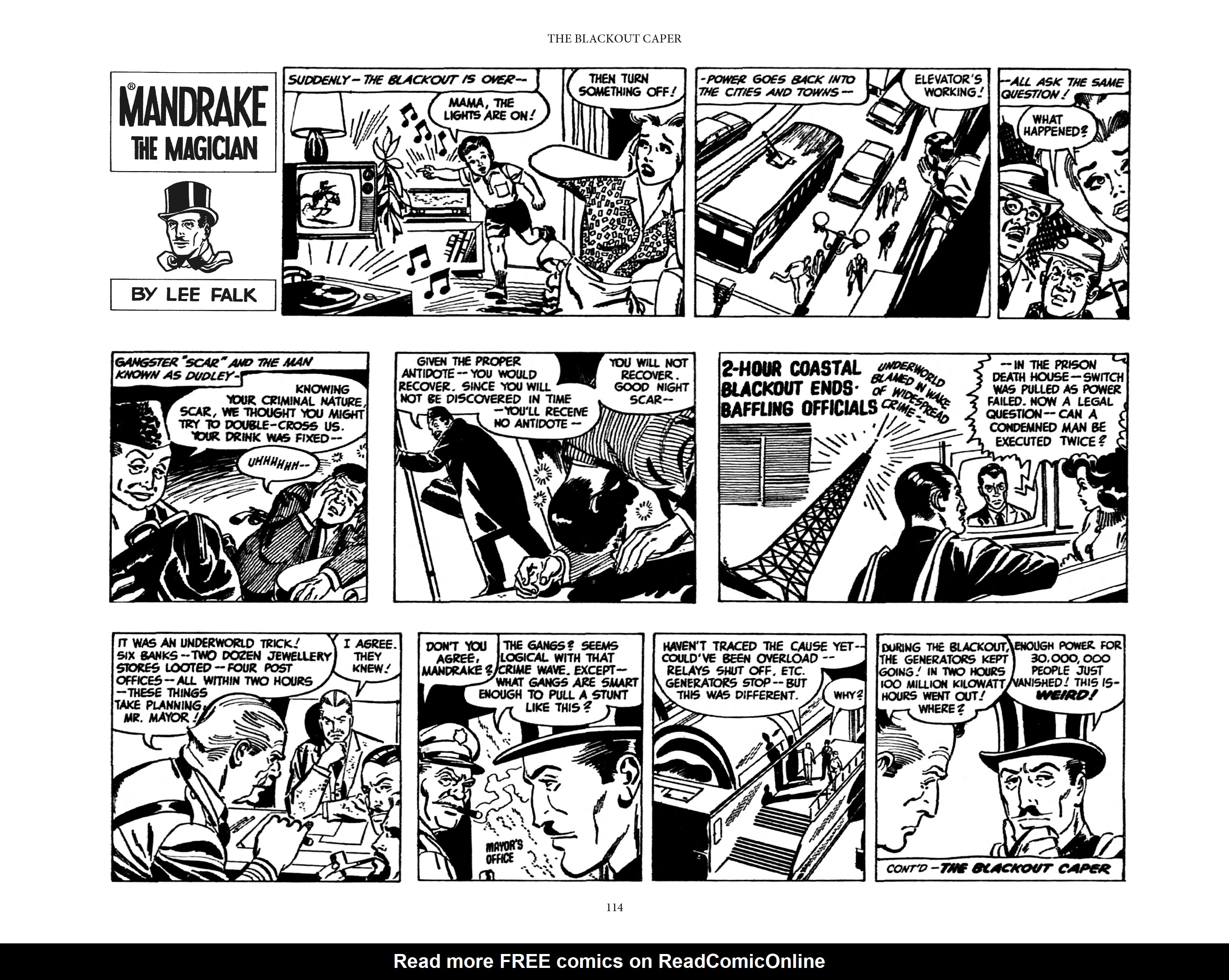 Read online Mandrake the Magician: The Fred Fredricks Sundays comic -  Issue # TPB (Part 2) - 15