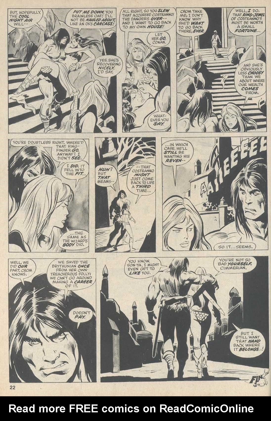 Read online The Savage Sword Of Conan comic -  Issue #1 - 22