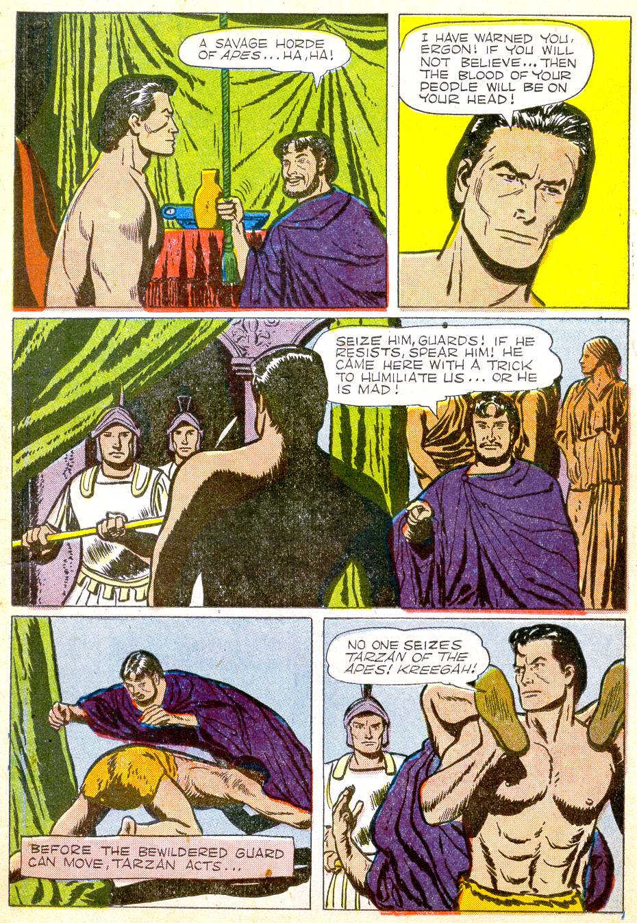 Read online Tarzan (1948) comic -  Issue #52 - 7