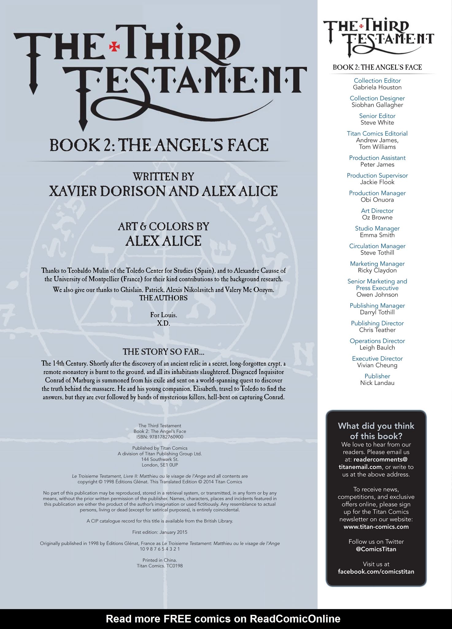 Read online The Third Testament comic -  Issue #2 - 3