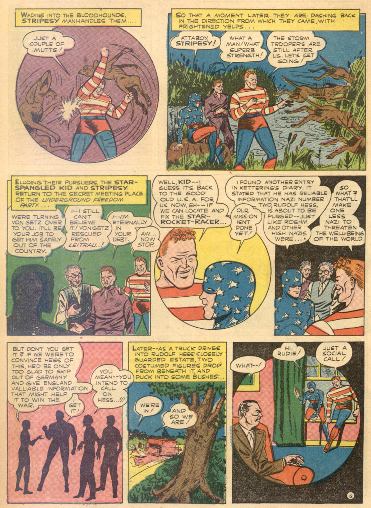 Read online Star Spangled Comics comic -  Issue #3 - 63