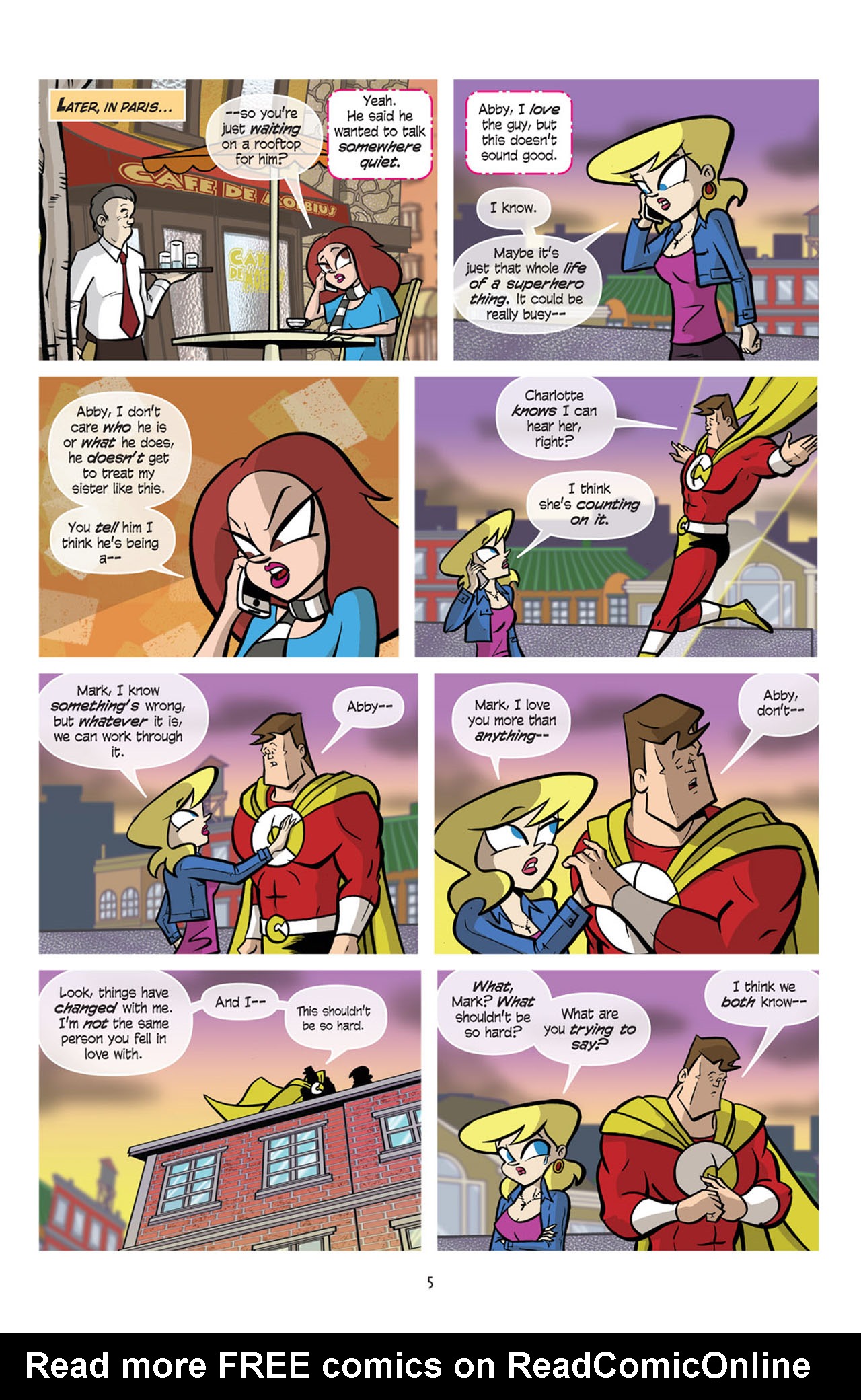 Read online Love and Capes comic -  Issue #9 - 6